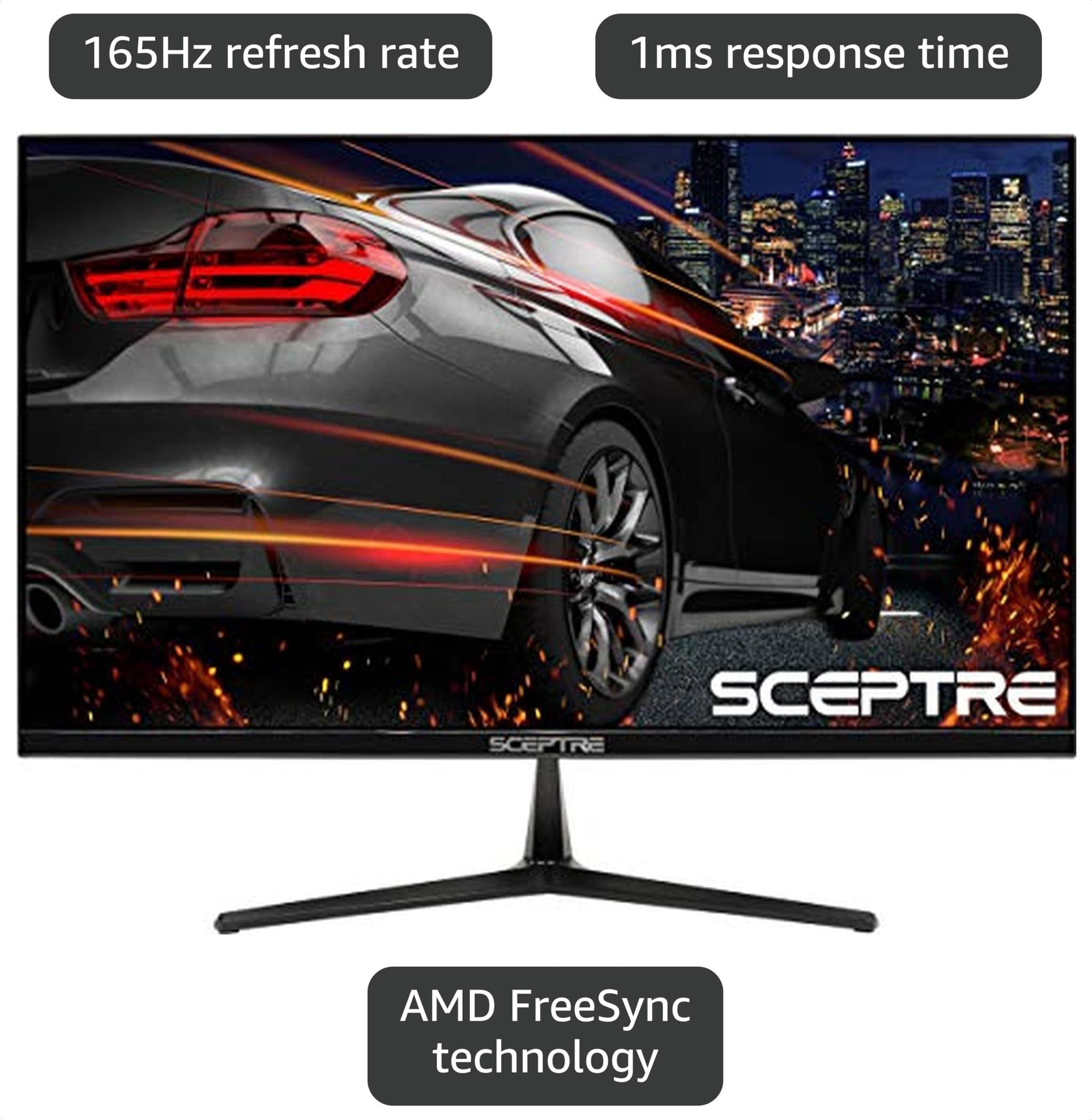 Amazon.com: Sceptre E255B-1658A 25