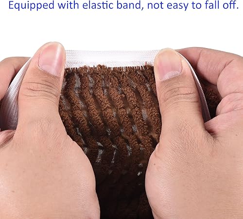 Miniatura 5 de 3 pares de fundas de limpieza lavables para zapatos, polvo de limpieza de pisos, pantuflas de felpilla para trapeador, aplicables a la oficina en