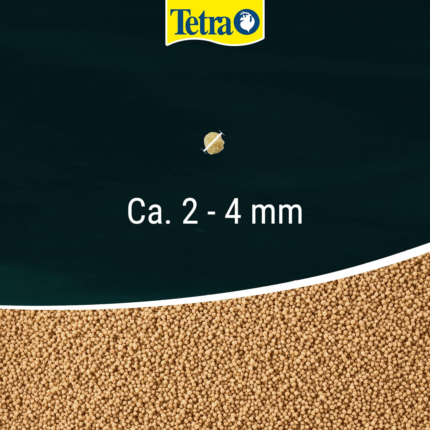 Tetra Pond Pellets Mini - Fischfutter für kleine und junge Teichfische, unterstützt gesunde Fische und klares Wasser im Teich, 4 L Beutel