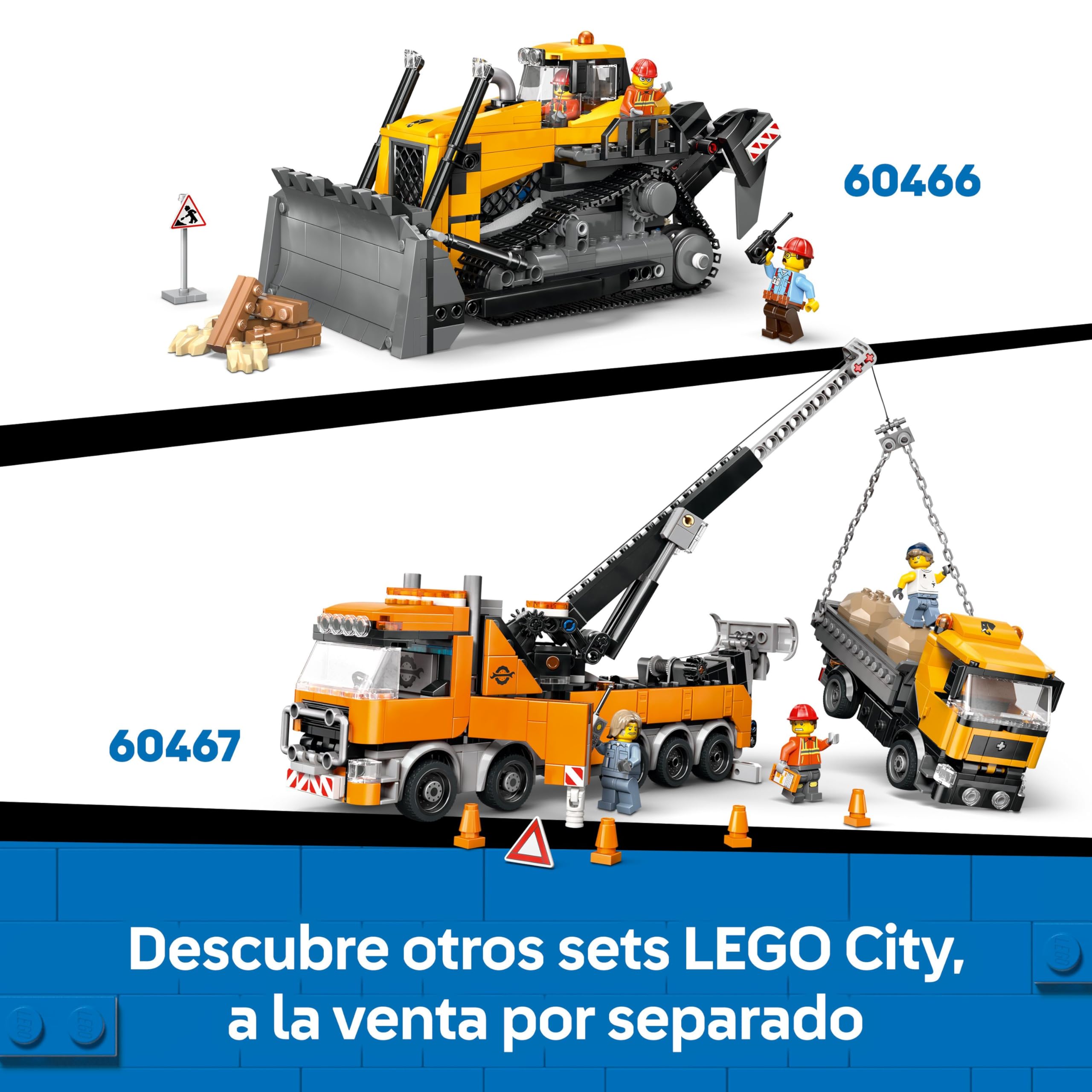 LEGO City Ambulancia Aérea de Emergencia - Juego Médico con Avión Sanitario de Juguete - 4 Minifiguras inc. Médica y Piloto - Moto de Nieve, Camilla y Herramientas - Regalo para Niños de 6+ Años 60465