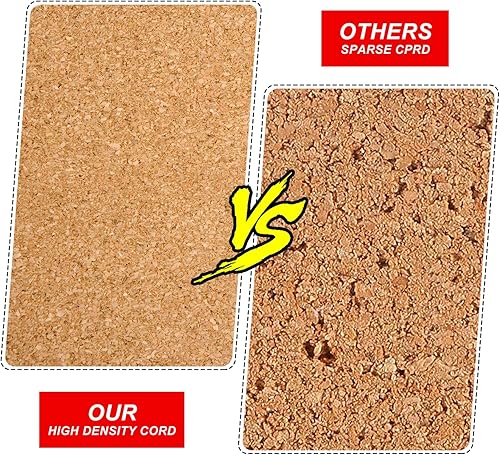 Miniatura 4 de Tablero de corcho Board2by 20 x 30 Pulgadas, Tablero de anuncios con marco de aluminio plateado, Tablero de corcho para pared de oficina, gran