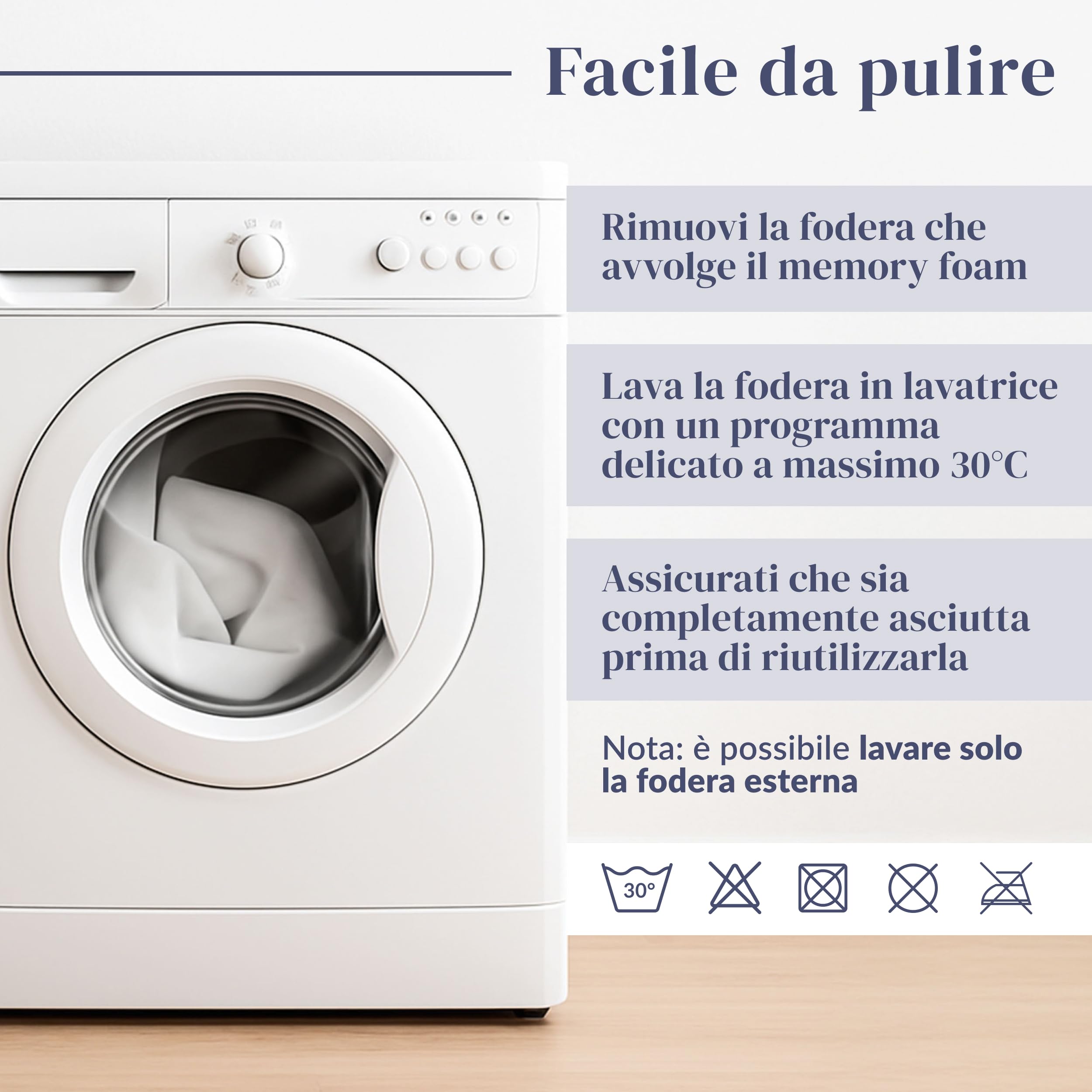 Fero Topper Memory Foam 160x190 cm Spessore 7 cm | Topper Matrimoniale Traspirante Certificato OEKO-TEX® | Morbido, Ergonomico, Sfoderabile e Lavabile – Sollievo per Schiena e Articolazioni