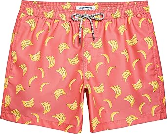 maamgic Mens Swim Trunks 5 Inch with Mesh Lining, Quick Dry Mens Bathing Suit, Swim Shorts for Swimming and Beach