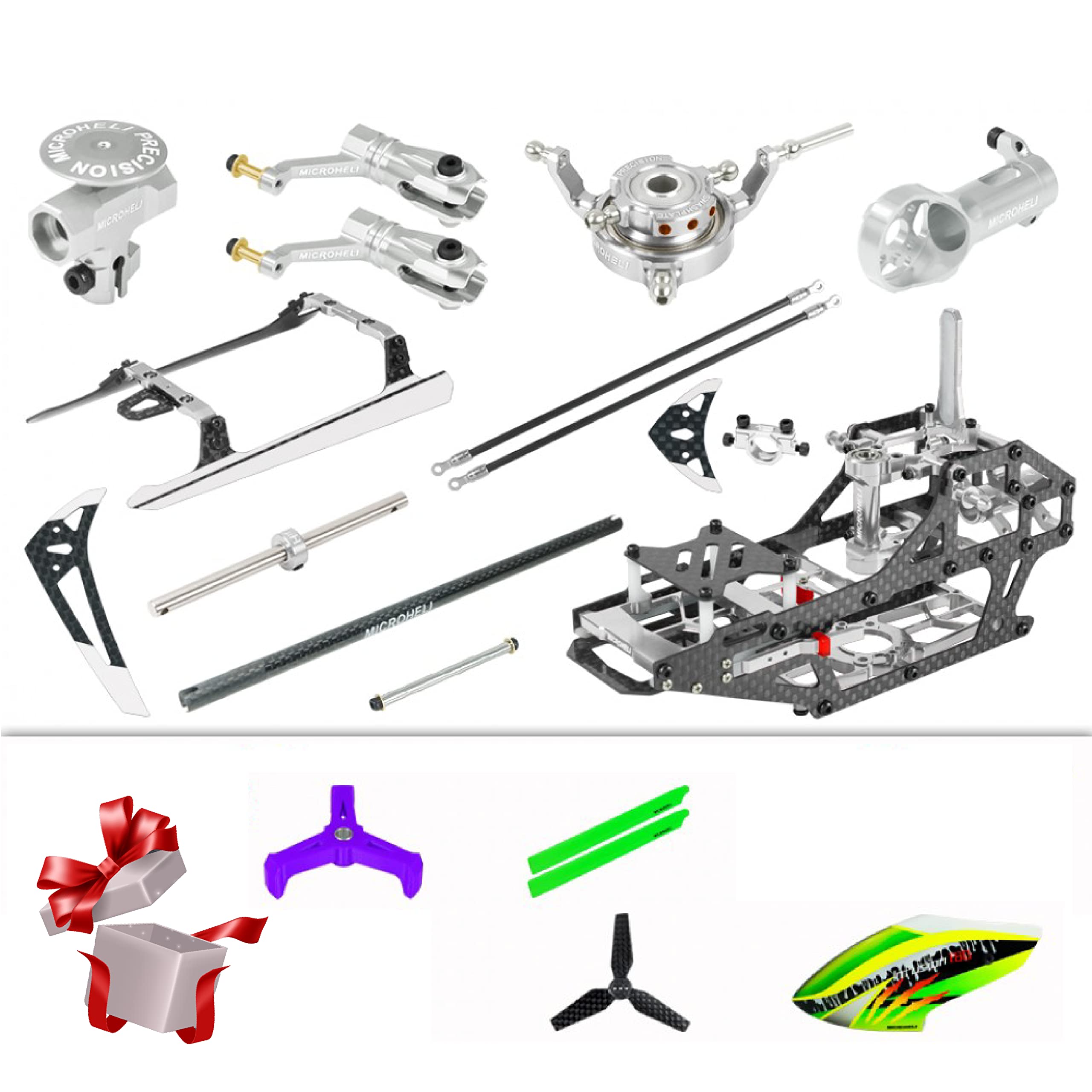 Microheli CNC Performance Package - Blade Infusion 180