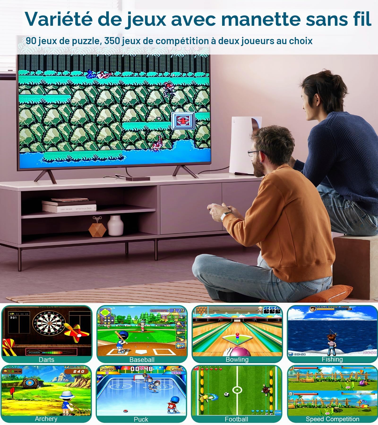 Tapis de Danse pour Enfants et Adultes, Cadeau d'anniversaire pour garçon et Fille, équipement de Jeu Doux avec système d'exploitation Anglais, Tapis de Danse Plug and Play avec récepteur sans Fil