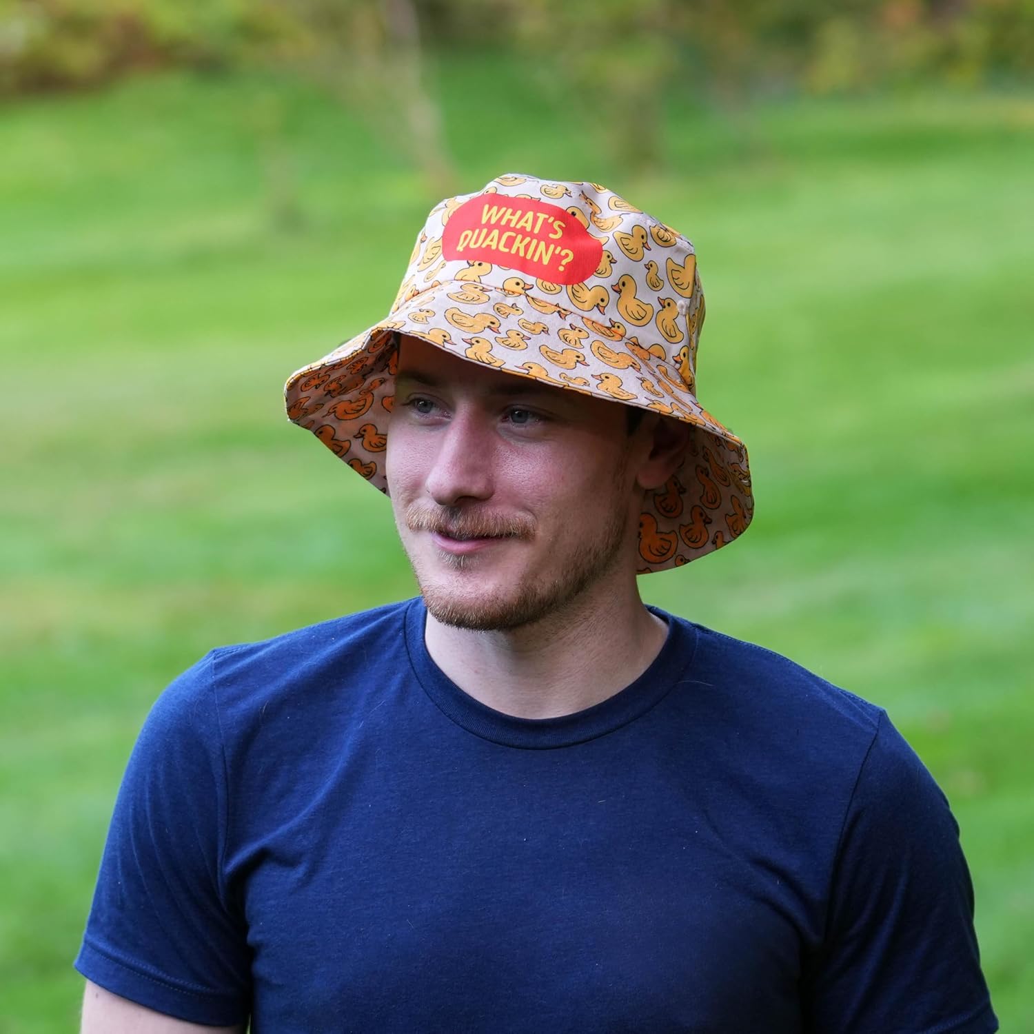What’s Quackin Duck Novelty Bucket Hat – Funny Summer Hat for Men & Women, Quirky Retro Style for Beach, Festivals & Everyday Fun - Image 5
