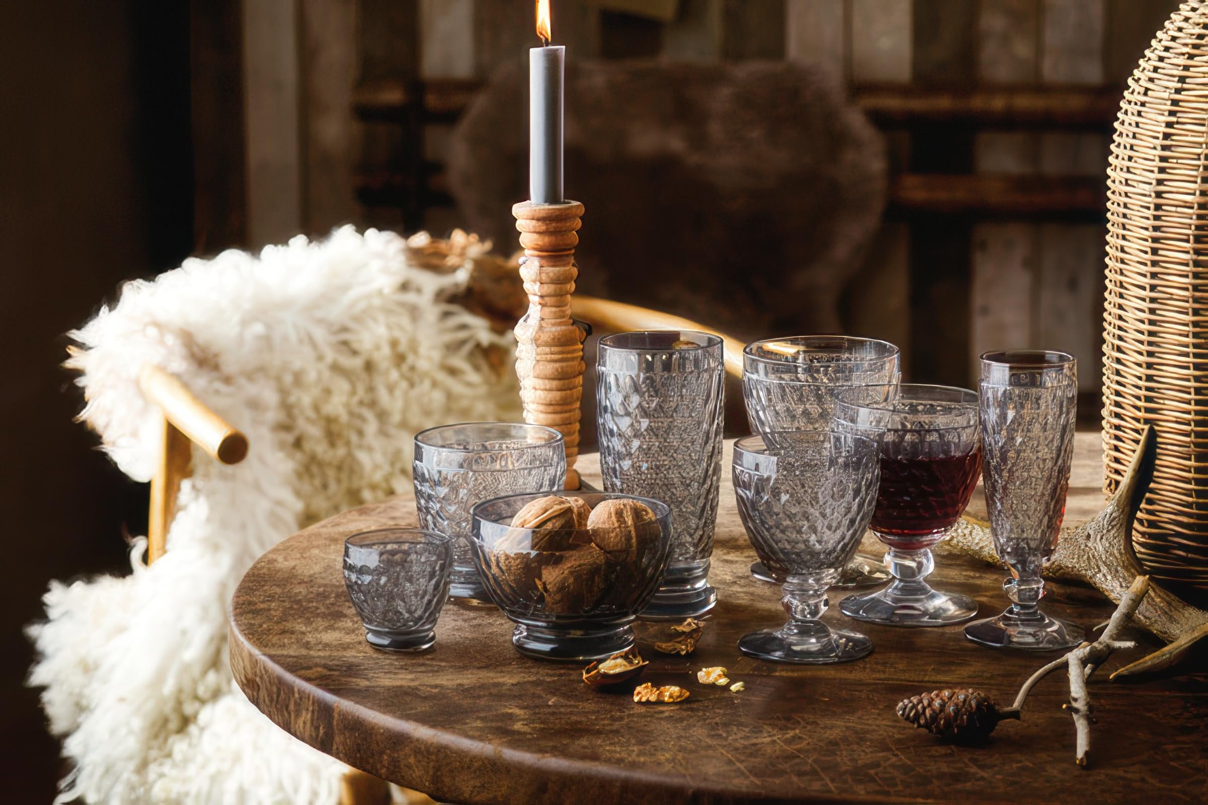 Villeroy & Boch Boston Coloured - Juego de 4 copas de vino tinto