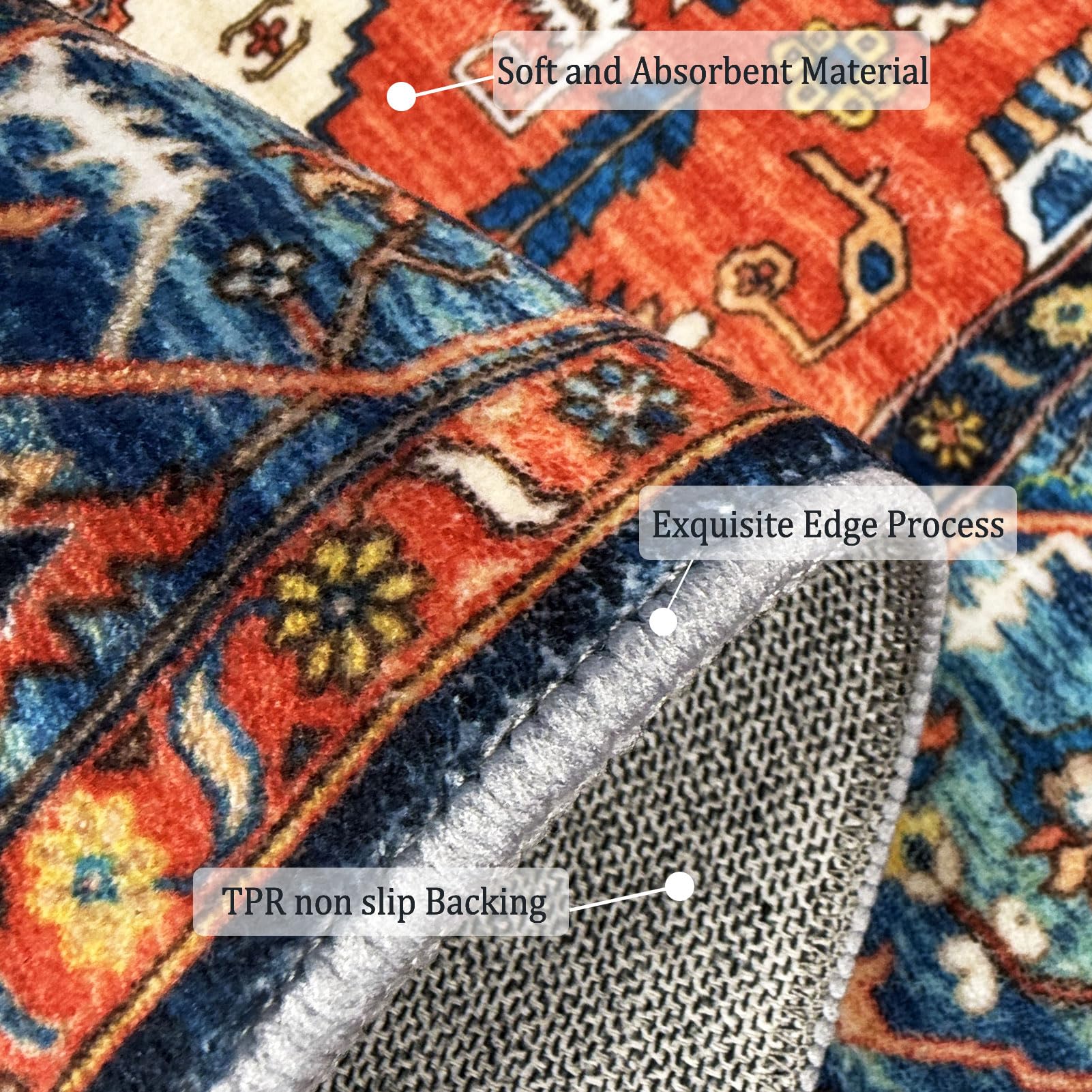 Długi korytarz dywan do korytarza, pralni, mata kuchenna, 70 x 120 cm chodnik, mata do prania w pralce, mata do wejścia, sypialni, schodów i łazienki