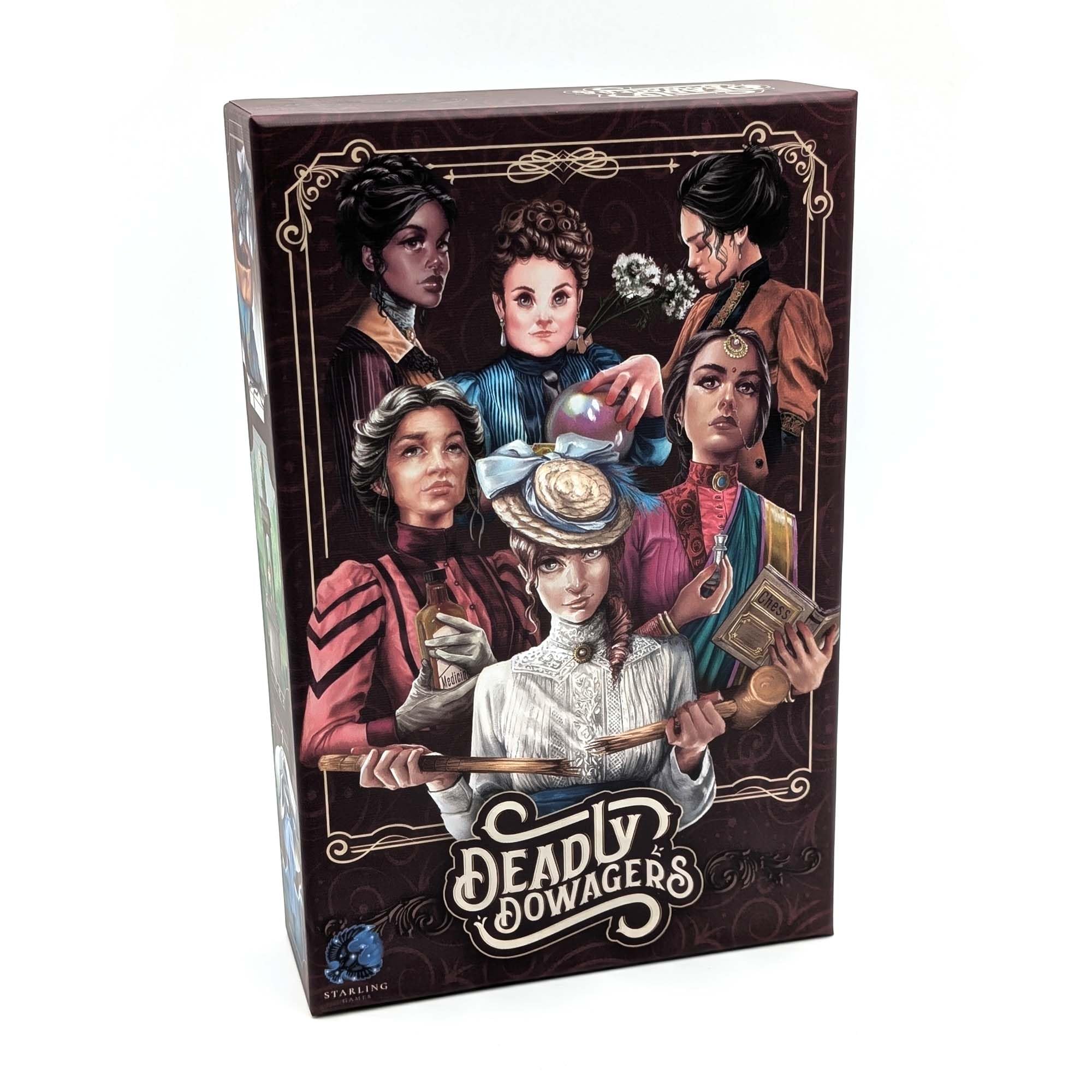 Deadly Dowagers Card Game | Strategic Marriage & Murder Victorian Game for Adults & Teens | Dark Comedy Card-Drafting | 2–6 Players | Perfect for Game Nights and Board Game Lovers