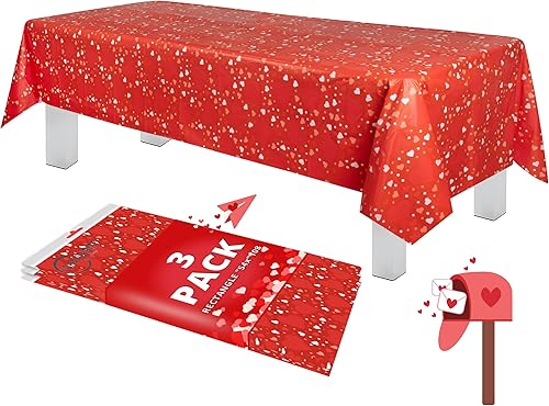 Miniatura 11 de Mantel de plástico de alta calidad - 54 in. x 108 pulgadas. Grandipity - Mantel rectangular (6 y 12 unidades), Azul cielo a cuadros Feliz