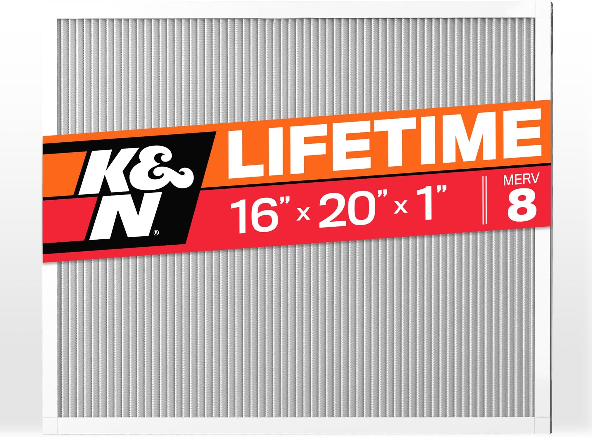 K&N 18X30X1 HVAC Furnace Air Filter, Lasts a Lifetime