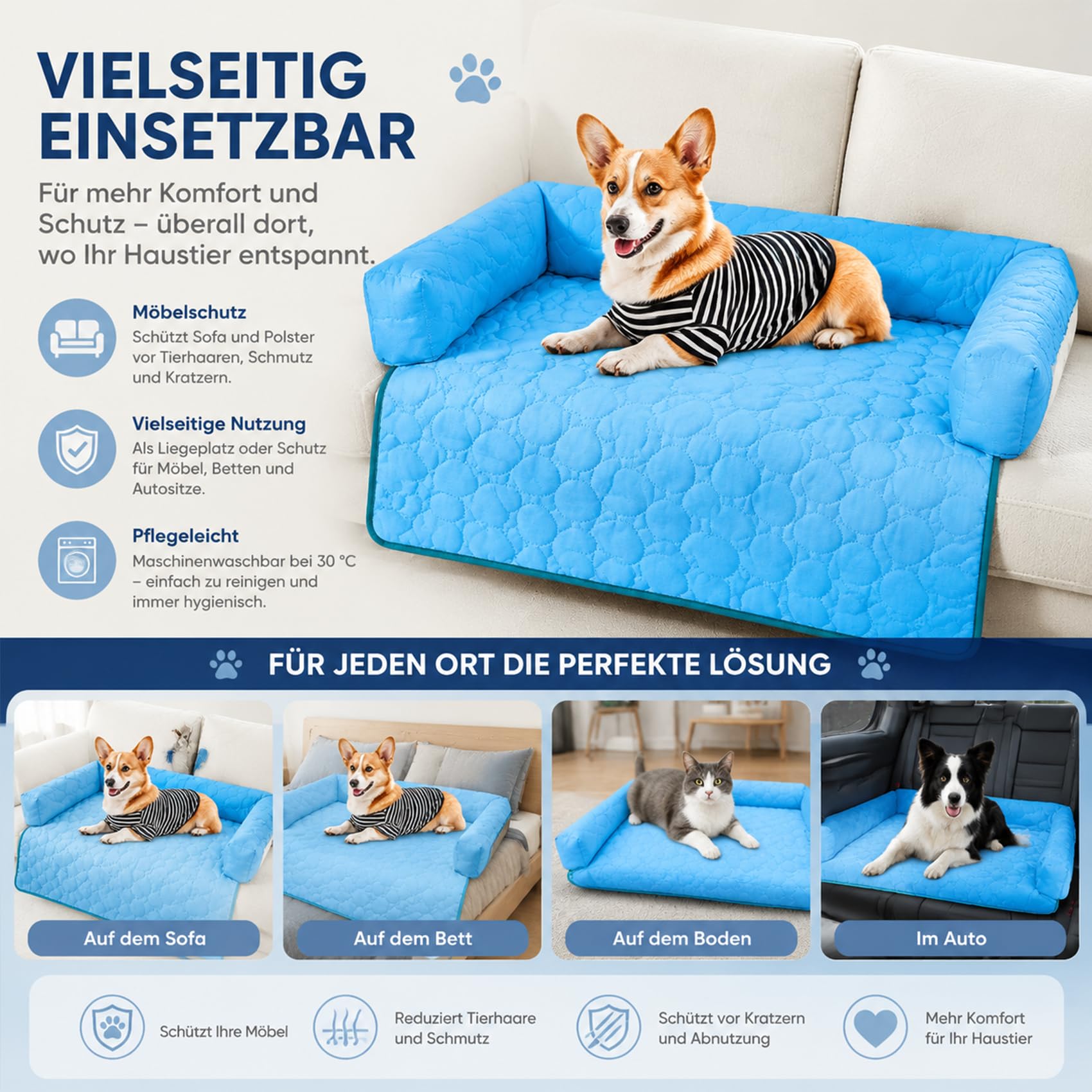 DZ'HUE Cooling Sofa Bed for Dogs and Cats, Waschbar KüHlendes Sofabett, Verschiedene GrößEn, Eisseiden-Material, Maschinenwaschbar, Halten Sie Ihr Haustier KüHl und Komfortabel (Braun,70 * 70cm)