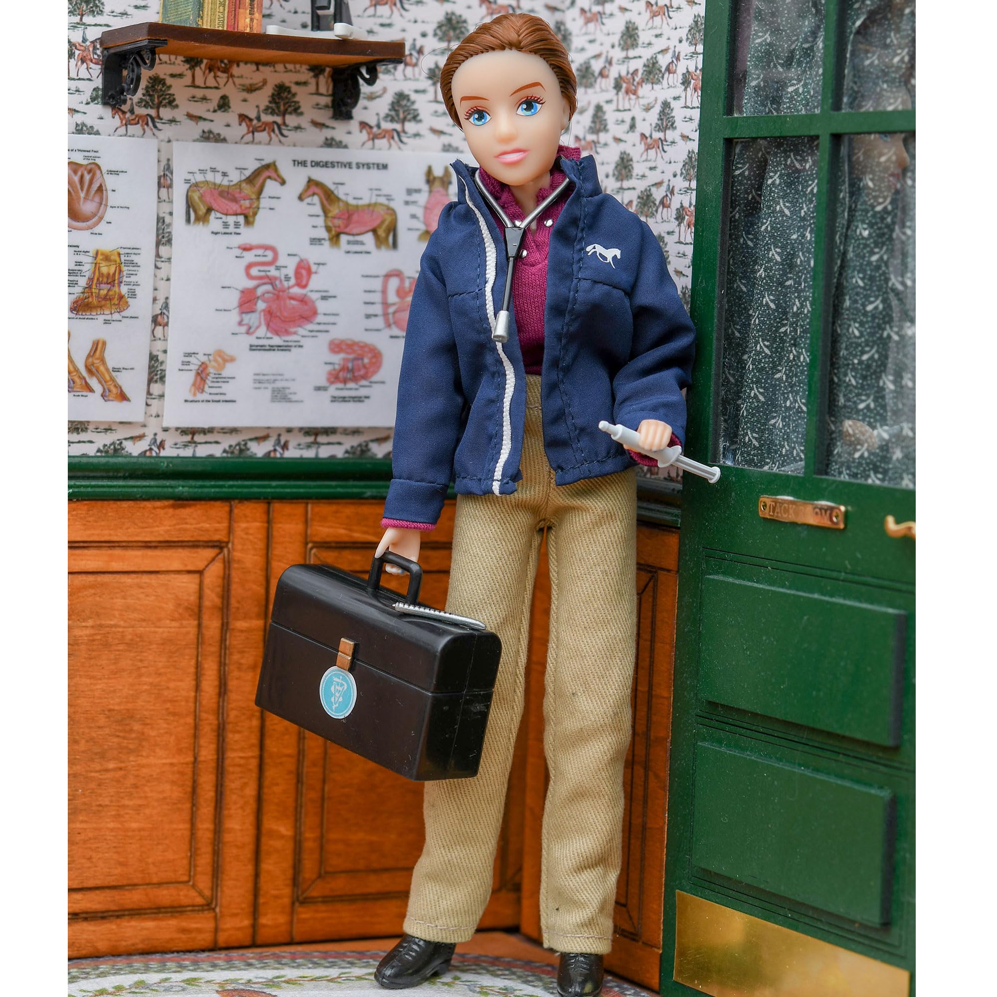 Breyer Horses Traditional Series Accessories |Veterinarian Riley with Vet Kit | Doll |Model #561
