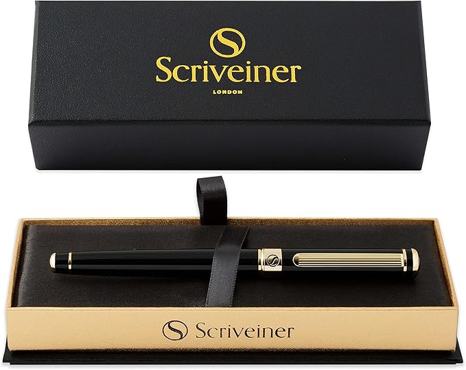 Scriveiner Black Luxury Fountain Pen Amazon.ca Office Products
