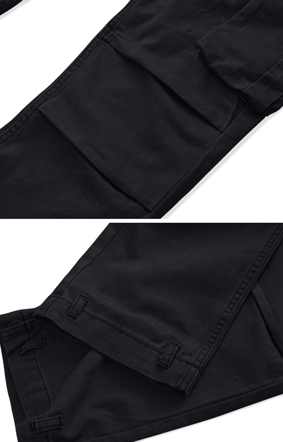 KOCTHOMY Hiking Pants Women Relaxed Fit Cargo Pants Casual Work Pants with Zipper Pockets No Belt - Image 6