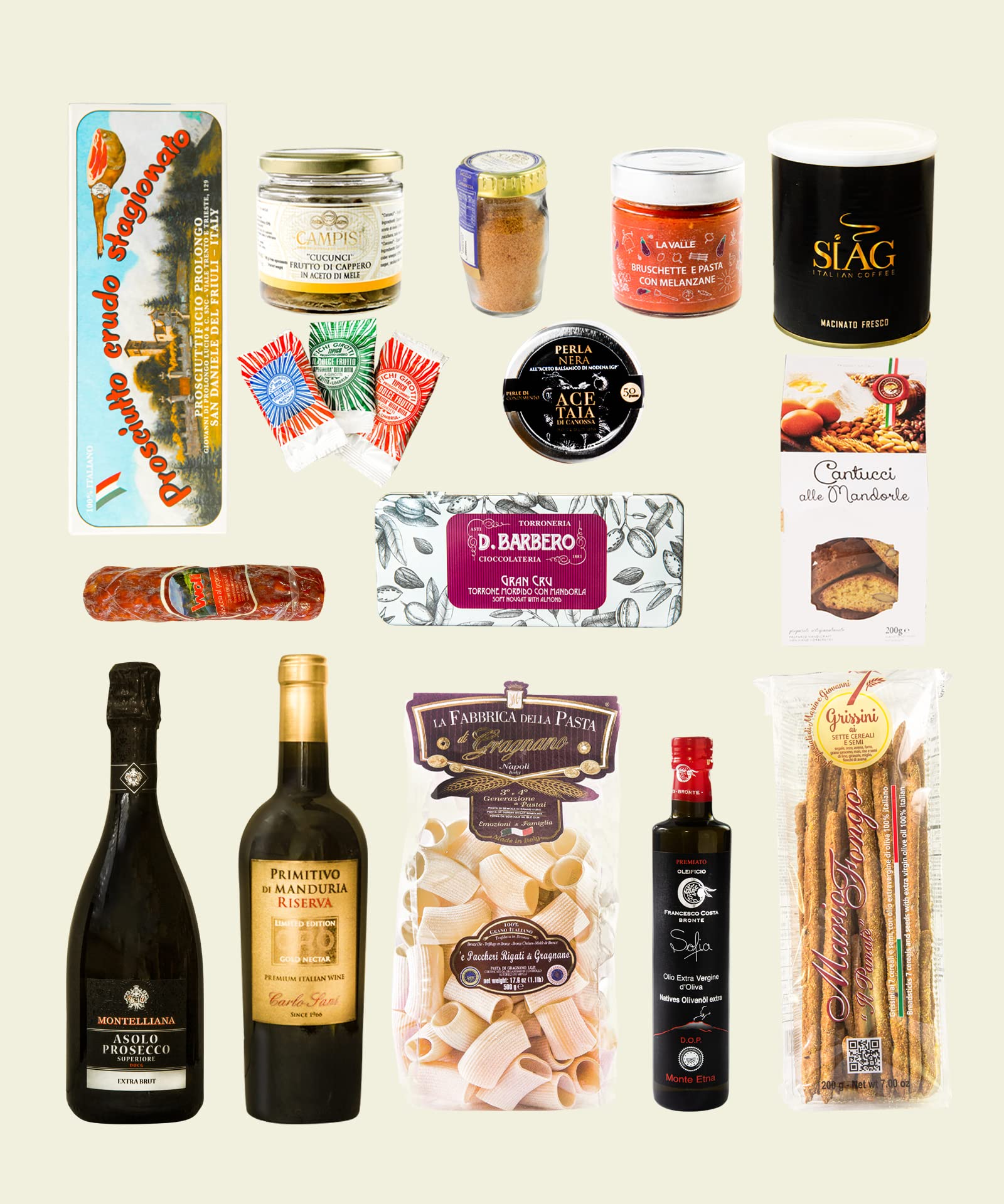 Passione Italia Delicatessen Schatz Truhe Gourmet Geschenk Set