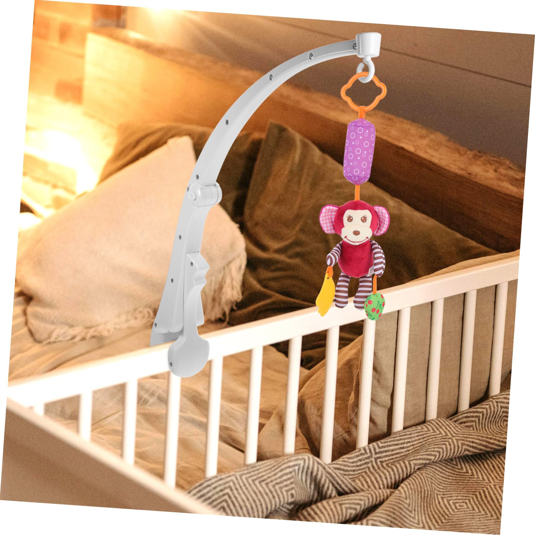 Toyvian 4pièces Support Mobile Musical Pour Berceau Bras Hanger Et Élégant Pour Décoration De Chambre Installation Facile Et Rapide