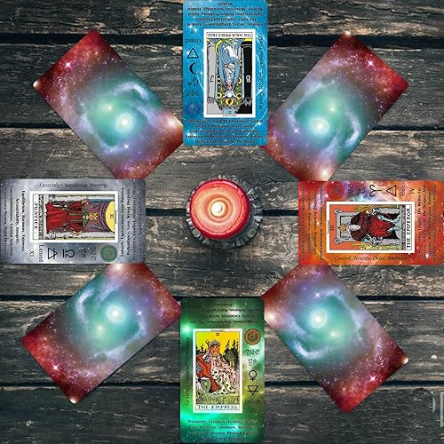 Miniatura 6 de Smoostart Cartas del Tarot (universo misterioso holográfico con significados en las cartas)