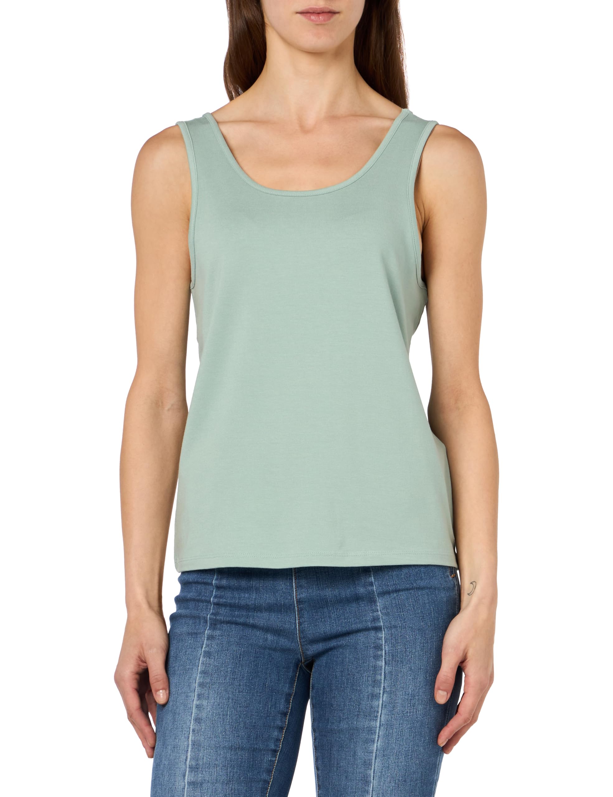 ONLY Women's Onlmoster S/L Tank Top JRS, Green, S