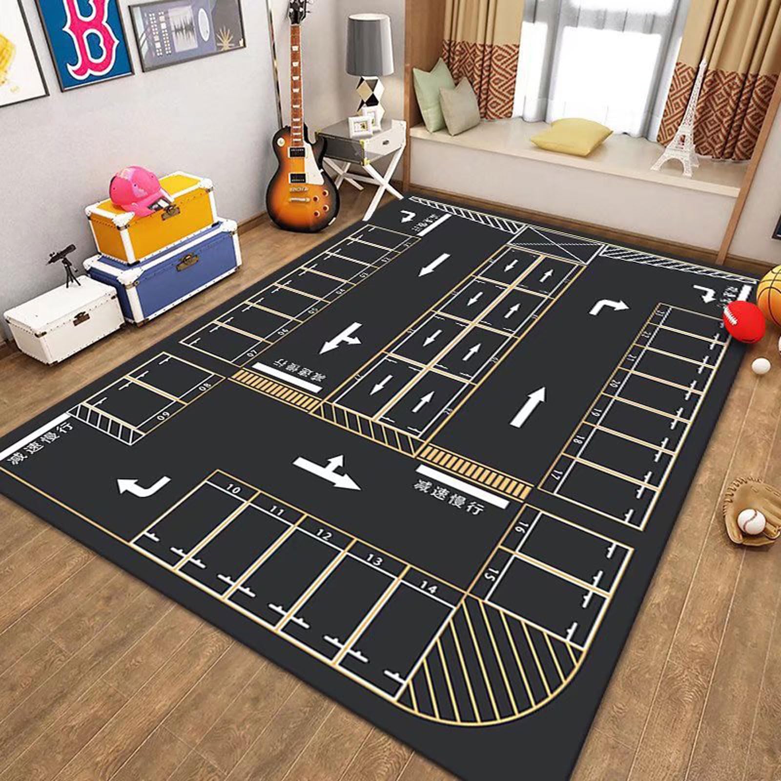 HOMCOM Puzzelmat speelkleed vloermat kinderspeeltapijt gymnastiekmat blauw 8-delig