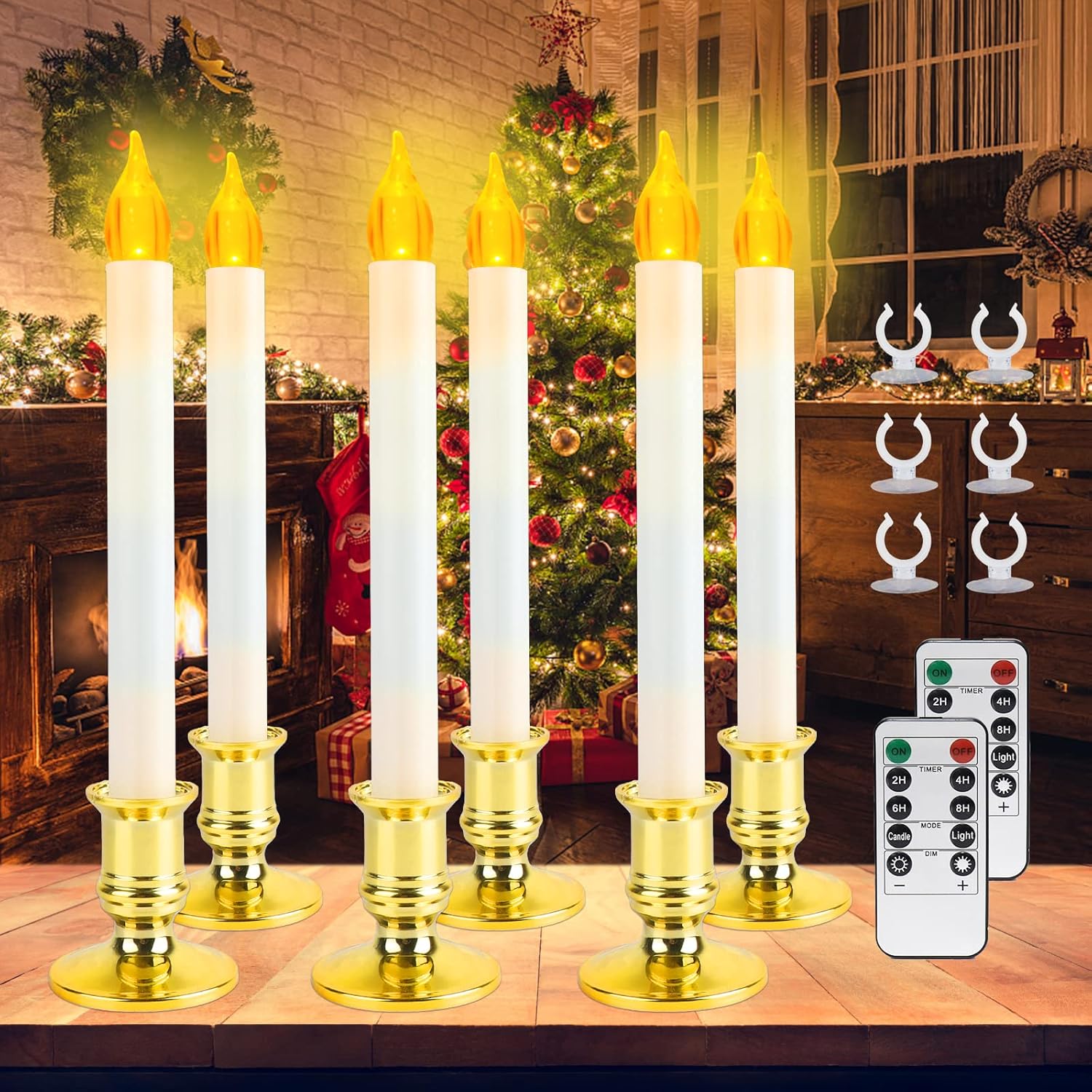 Remote Control Flameless Candle with Timer Amazon.in Home & Kitchen