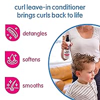 Vista 2 de So Cozy - Espray acondicionador sin enjuague, desenredante de cabello para niños y acondicionador para cabello rizado, sin parabenos, rizos sin