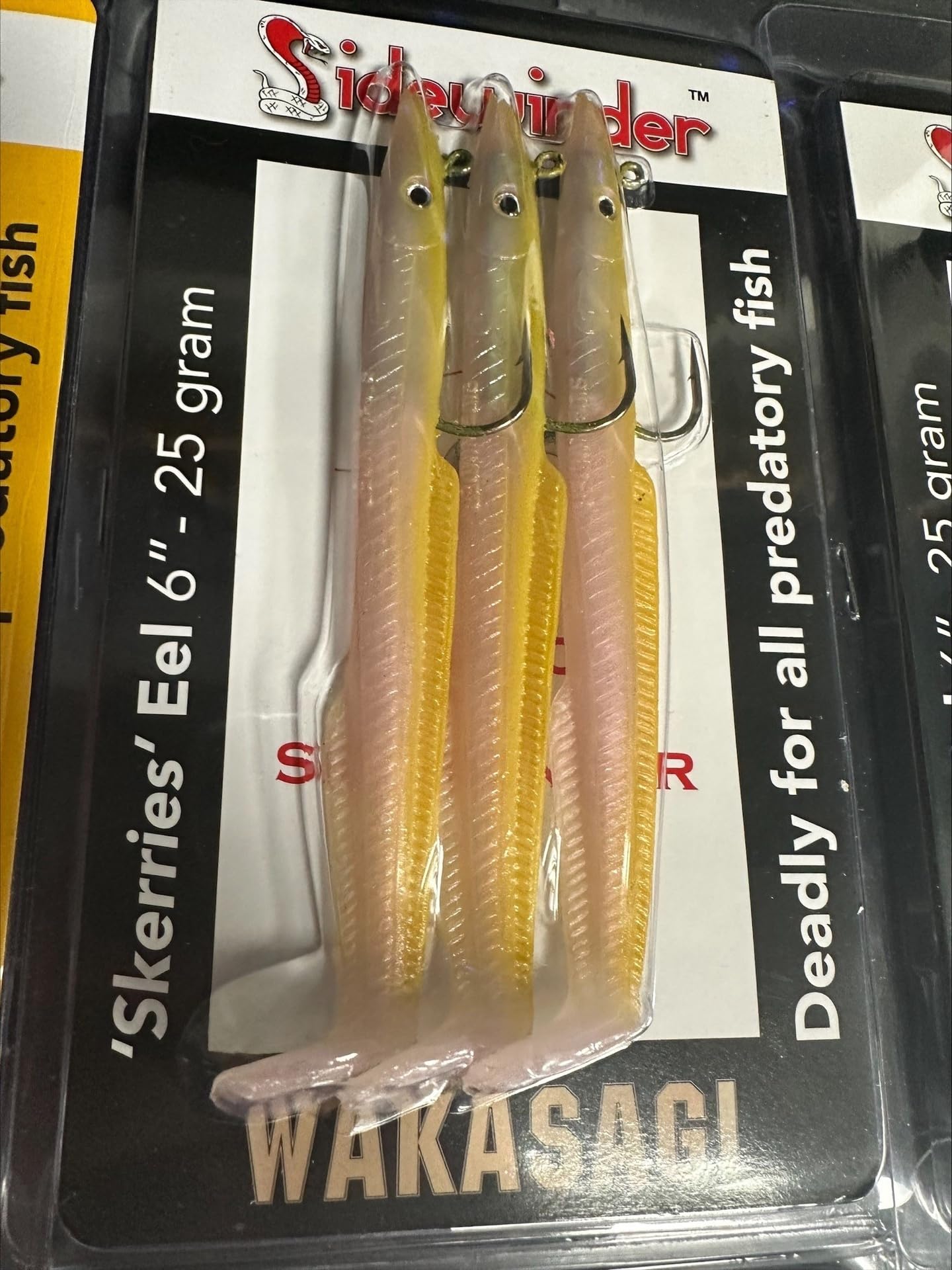 Sidewinder Skerries Eels: Wakasagi: 6 inch