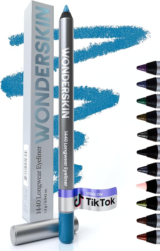 Eyeliner Pencil 1440 Longwear Eyeliner Waterproof & Smudge Proof | Waterproof light blue eyeliner, smudge-proof formula glides on smoothly for precise, long-lasting definition.