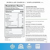 Vista 2 de Muscle Feast Proteína de caseína micelar alimentada con pasto, sin hormonas, proteína de caseína de digestión lenta - Apoya la recuperación muscular