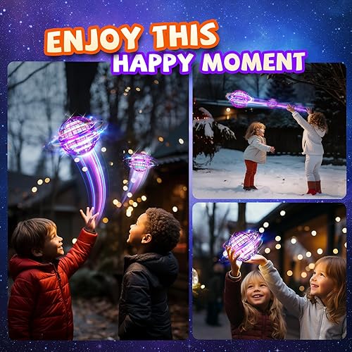 Miniatura 5 de TOMZON Juguete de bola de orbe volador A32 2023, bola flotante Boomerang Fidget Spinner, juguetes geniales regalo para adolescentes para niños y