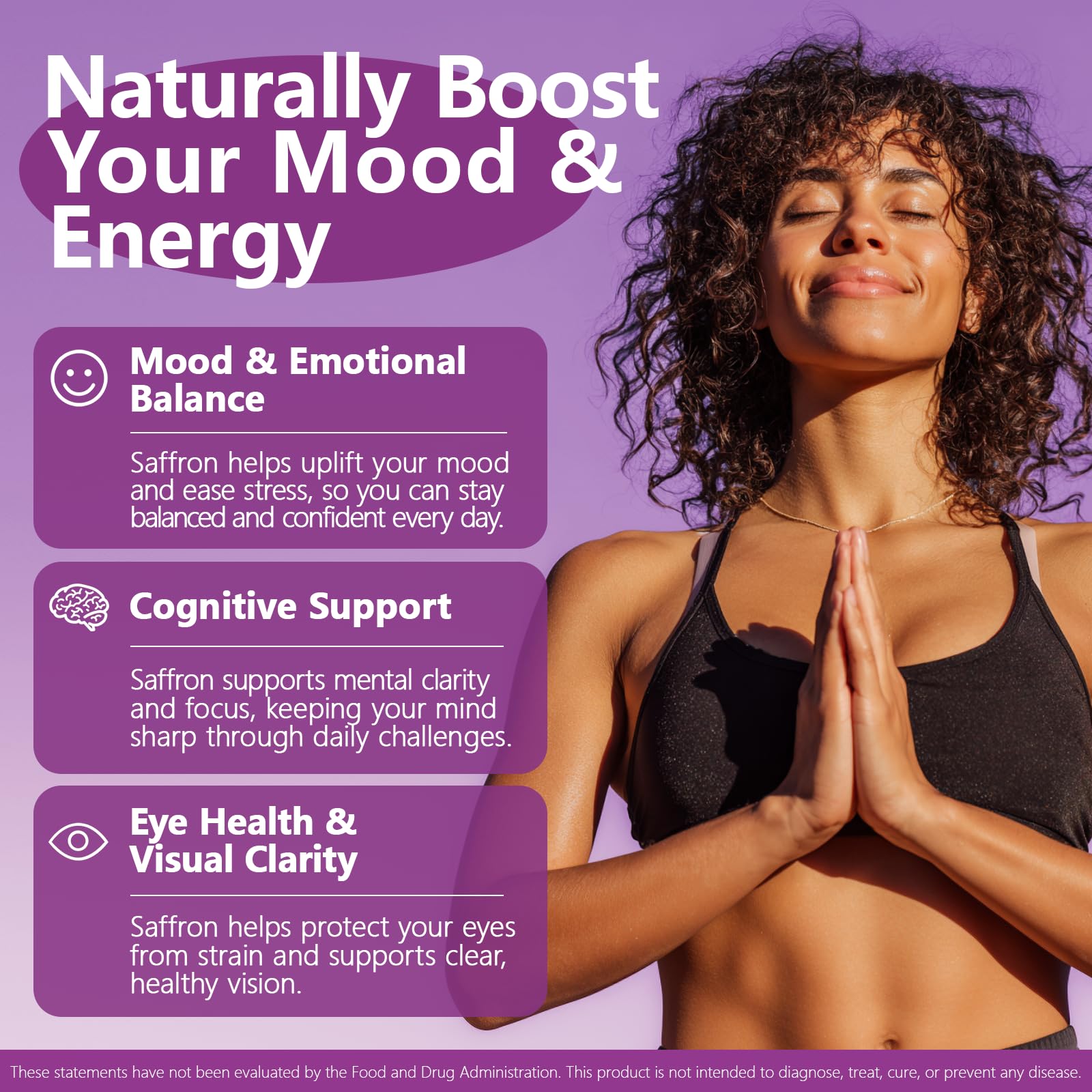 Saffron Supplements 88.5MG with 100% Pure Ingredients, Mood Energy Support — Amazon image 4