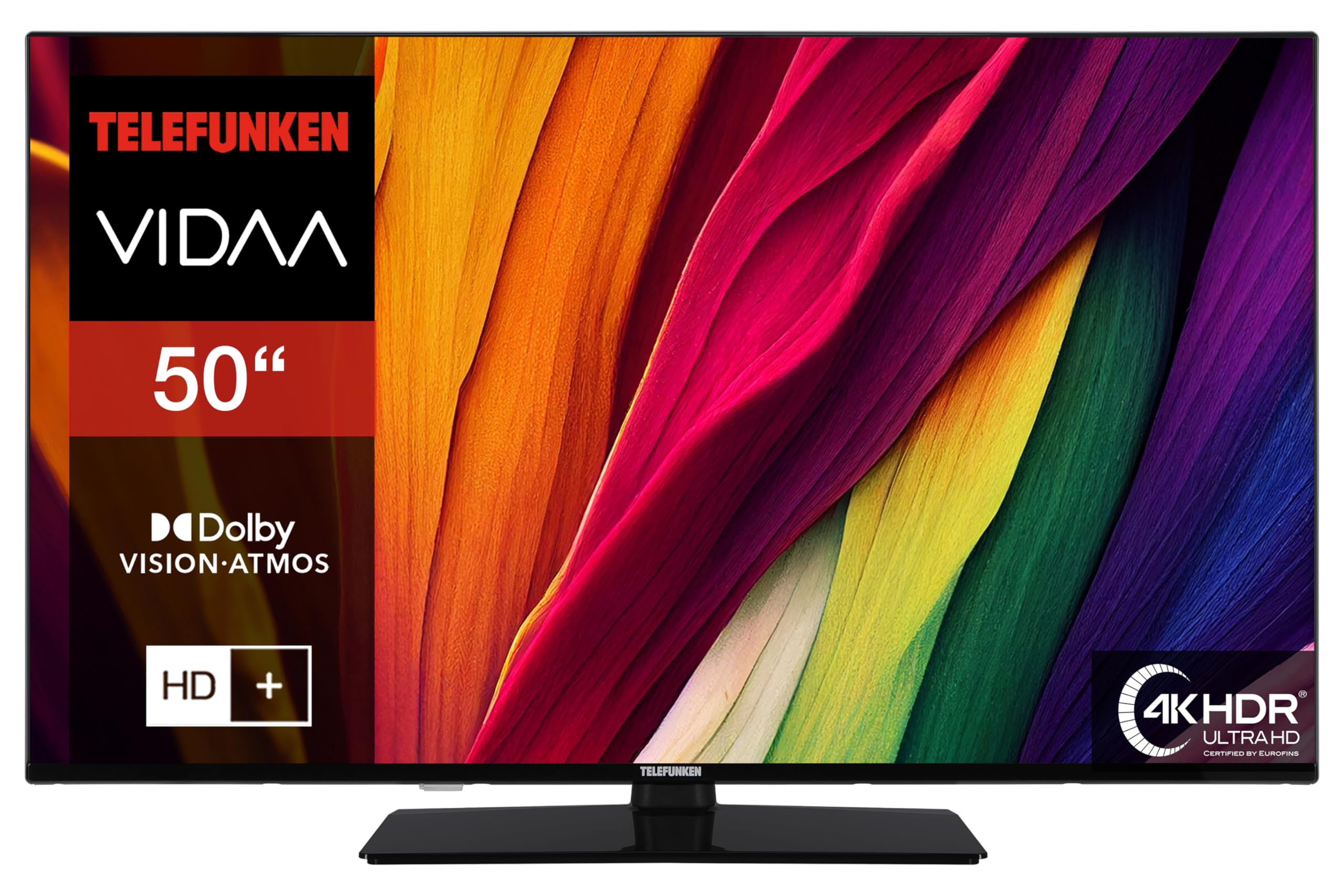 Telefunken XU50VP750M Fernseher VIDAA Smart TV mit 4K UHD Auflösung 50 Zoll – Bild 2