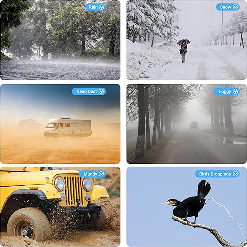 Miniatura 6 de Paquete de 2 fundas de lluvia para cámara con flash transparente a prueba de polvo para Canon EOS 4000D 1200D 90D 80D 77D 70D 5D 6D 7D Mark II R10