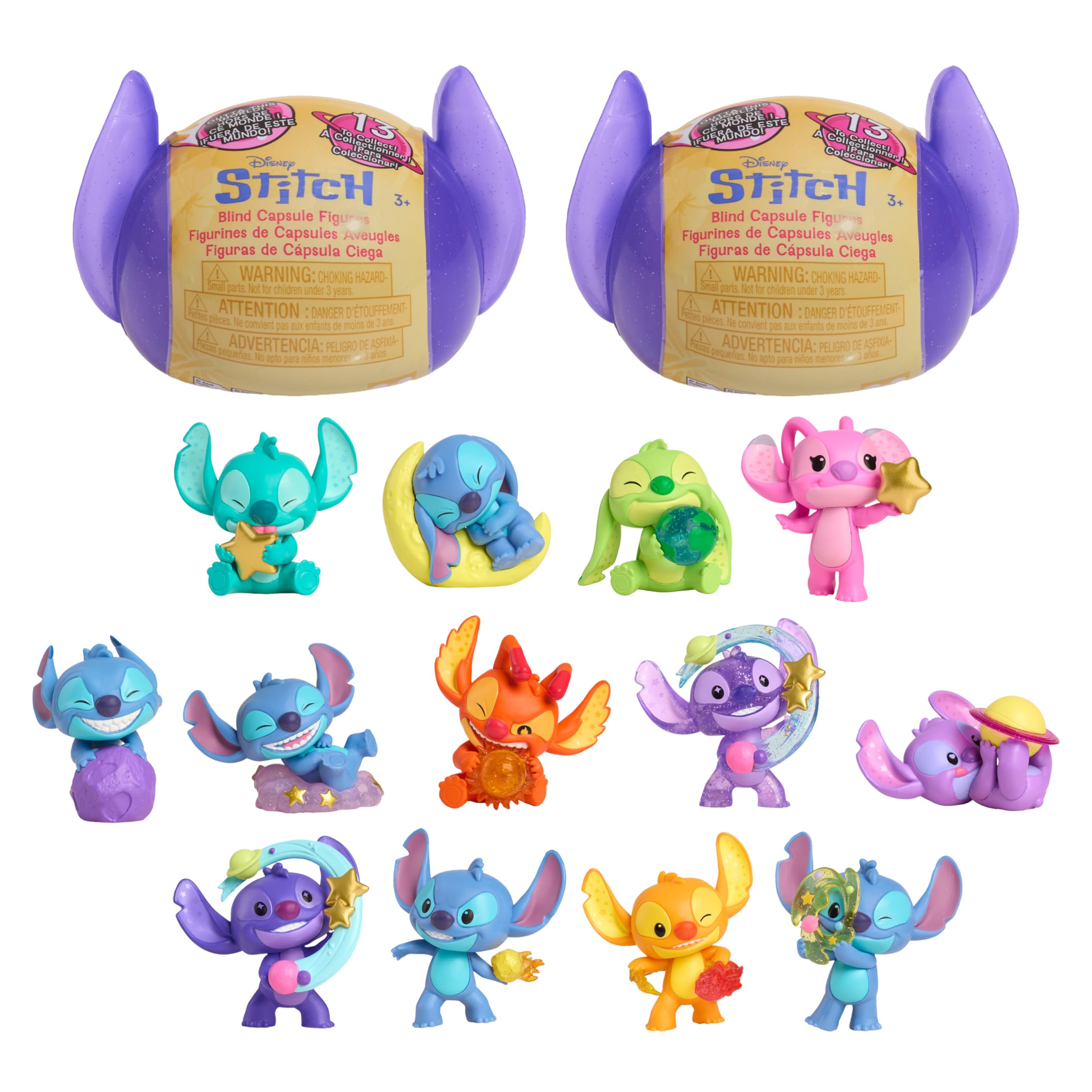 Amazon.com: Disney Stitch Outta This World Mini Figures Capsule 2