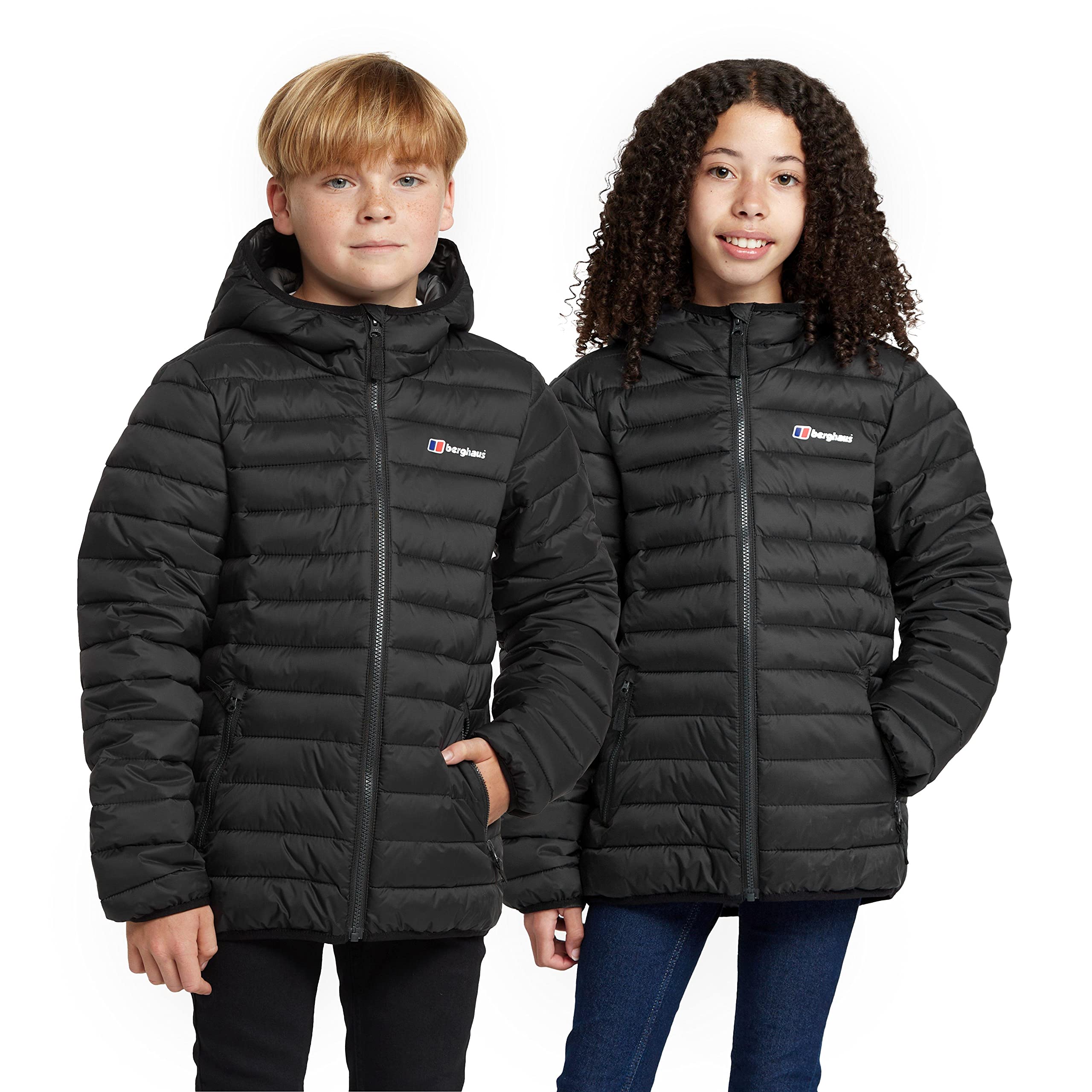 Berghaus Unisex Kids Black Kids' Kirkhale Baffle Jacket 5-6Y
