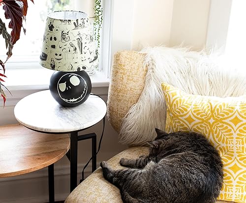 Miniatura 5 de Disney The Nightmare Before Christmas Jack Skellington - Lámpara de mesa con luz LED, lámpara de escritorio para mesita de noche para dormitorio,