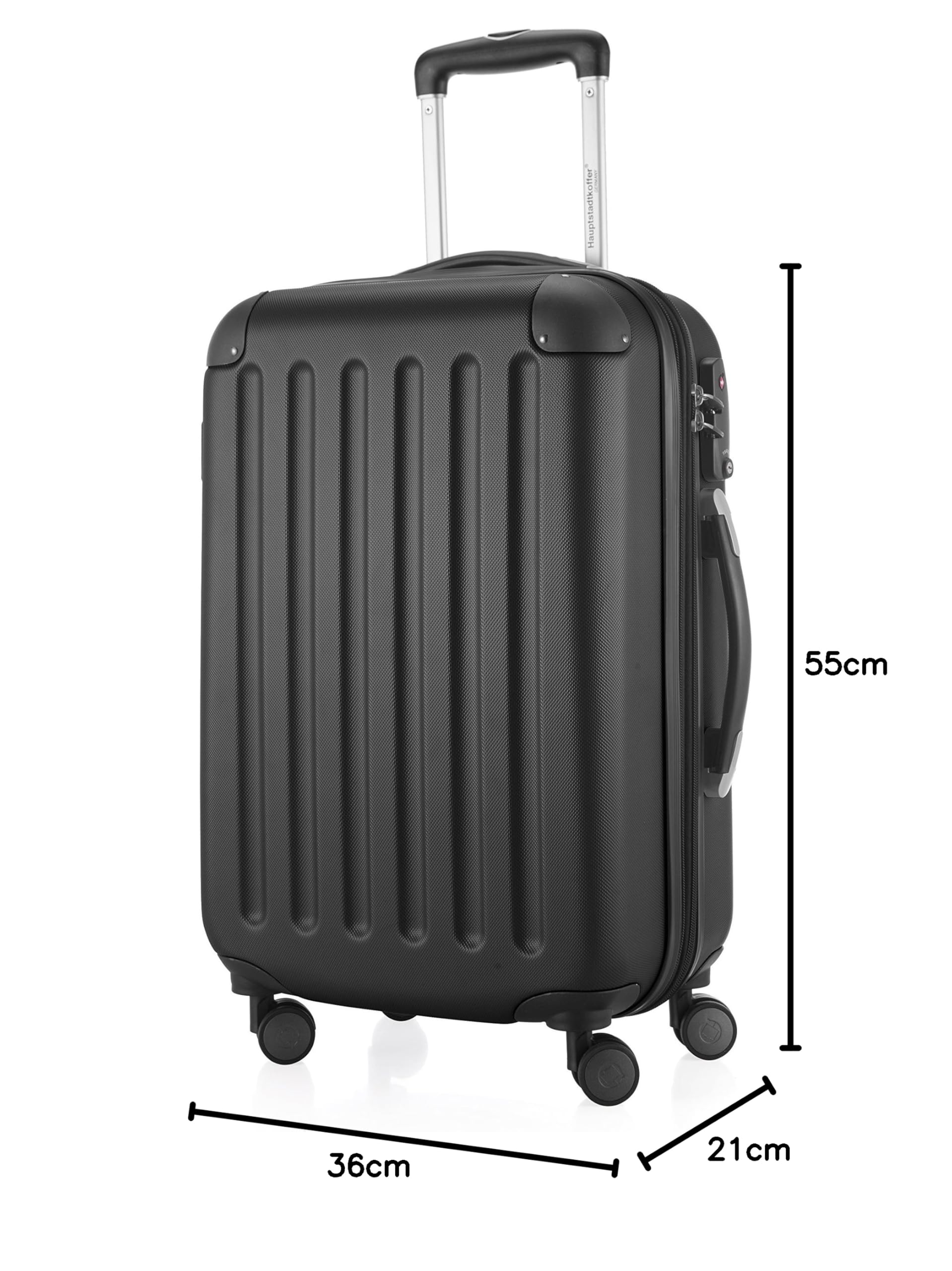 HAUPTSTADTKOFFER - Spree - Maleta rígida, Trolley expandible, Equipaje de Viaje, 4 Ruedas Dobles, TSA, 65 cm, 74 litros, Champán — view 230
