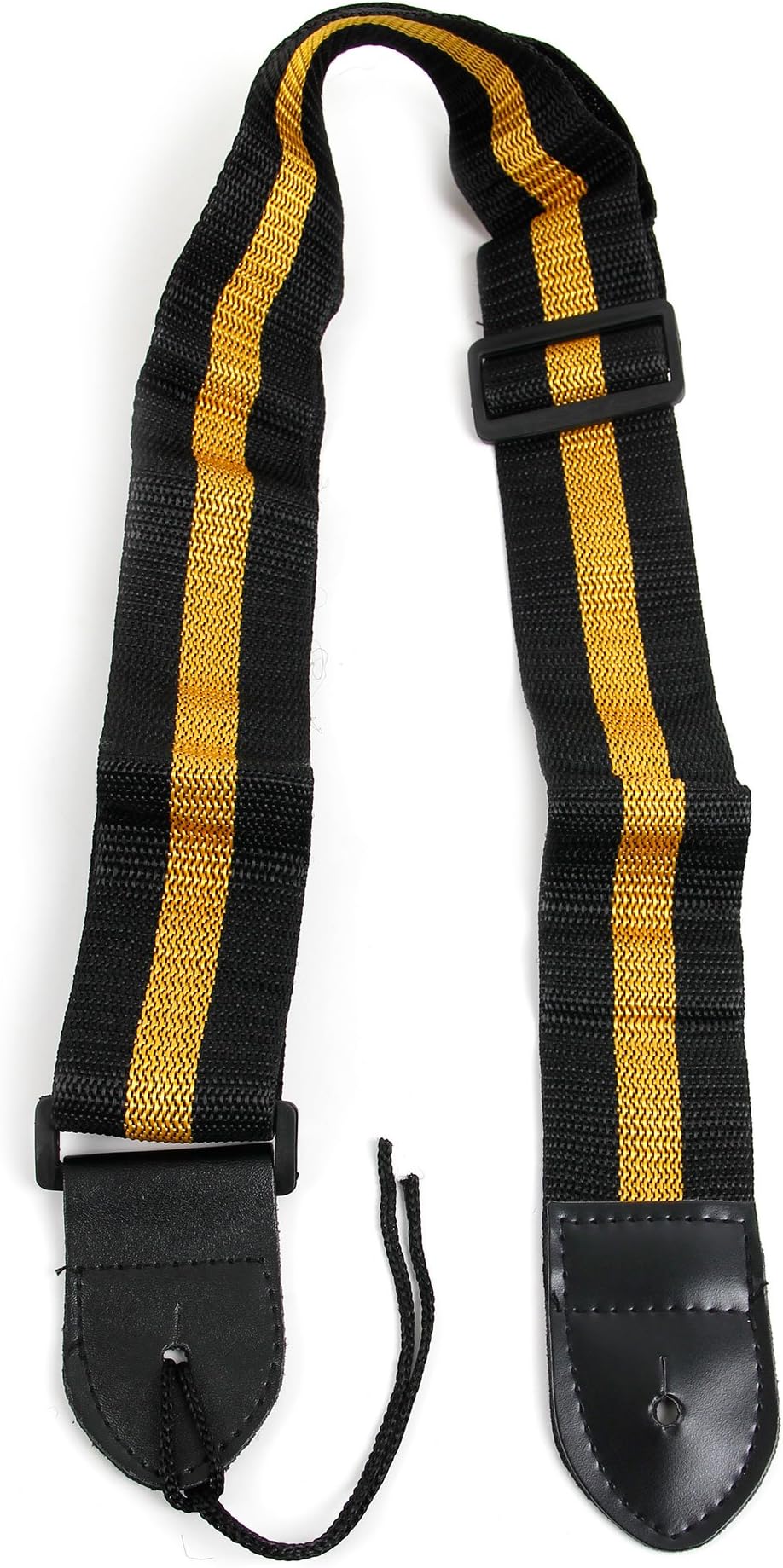 Black & Gold Stripe Guitar Controller Strap For Guitar Hero & Rock Band Guitars On PS3, PS2, Xbox 360 & Wii (Compatible With Guitar Hero: Warriors of Rock, 6, 5, 4, 3, 2 & 1)
