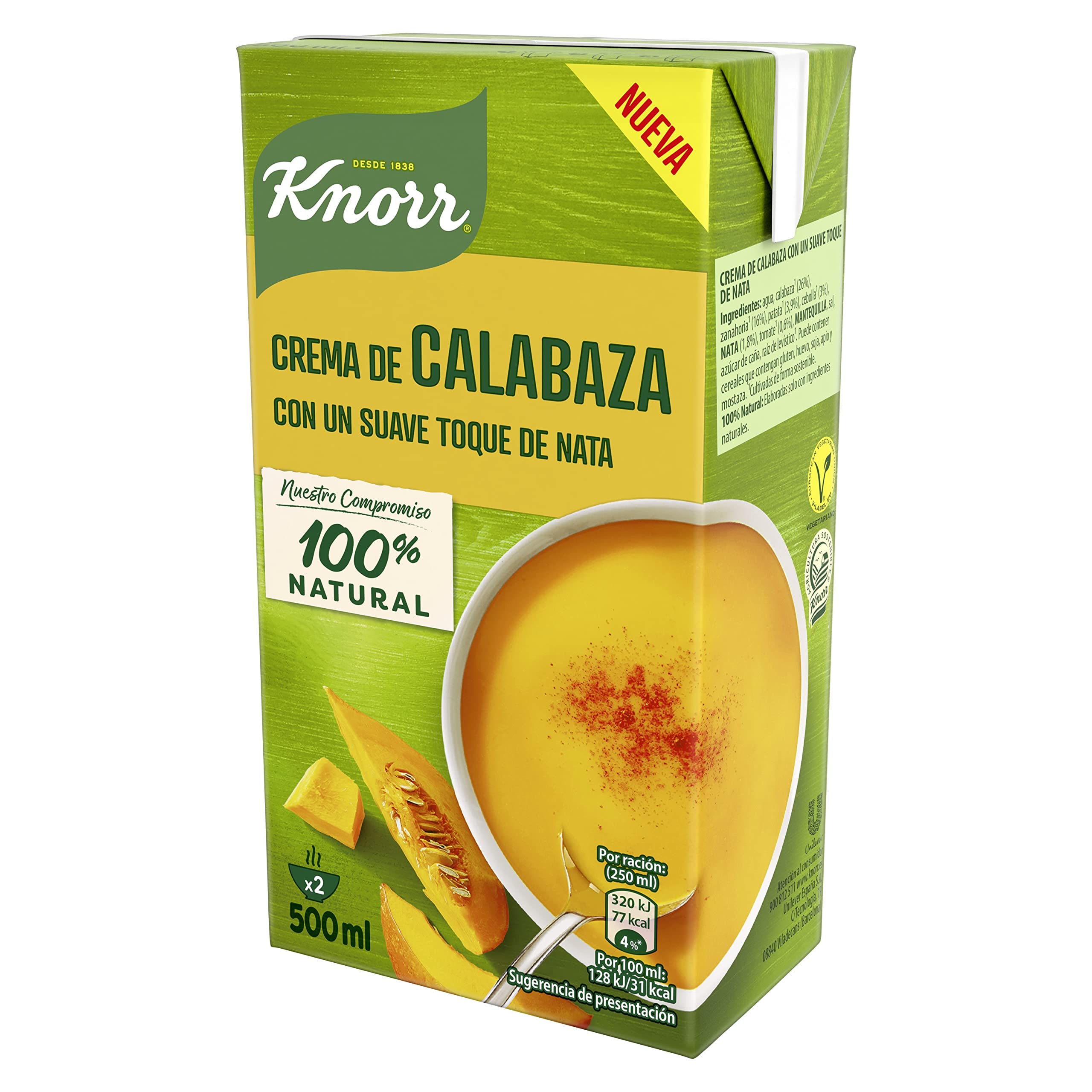 Knorr Crema de Calabaza 500ml
