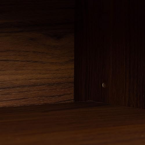 Miniatura 12 de SAFAVIEH Home Collection Aurelio - Soporte multimedia para TV de nogal con 2 estantes (hasta pantalla plana de 50 pulgadas)