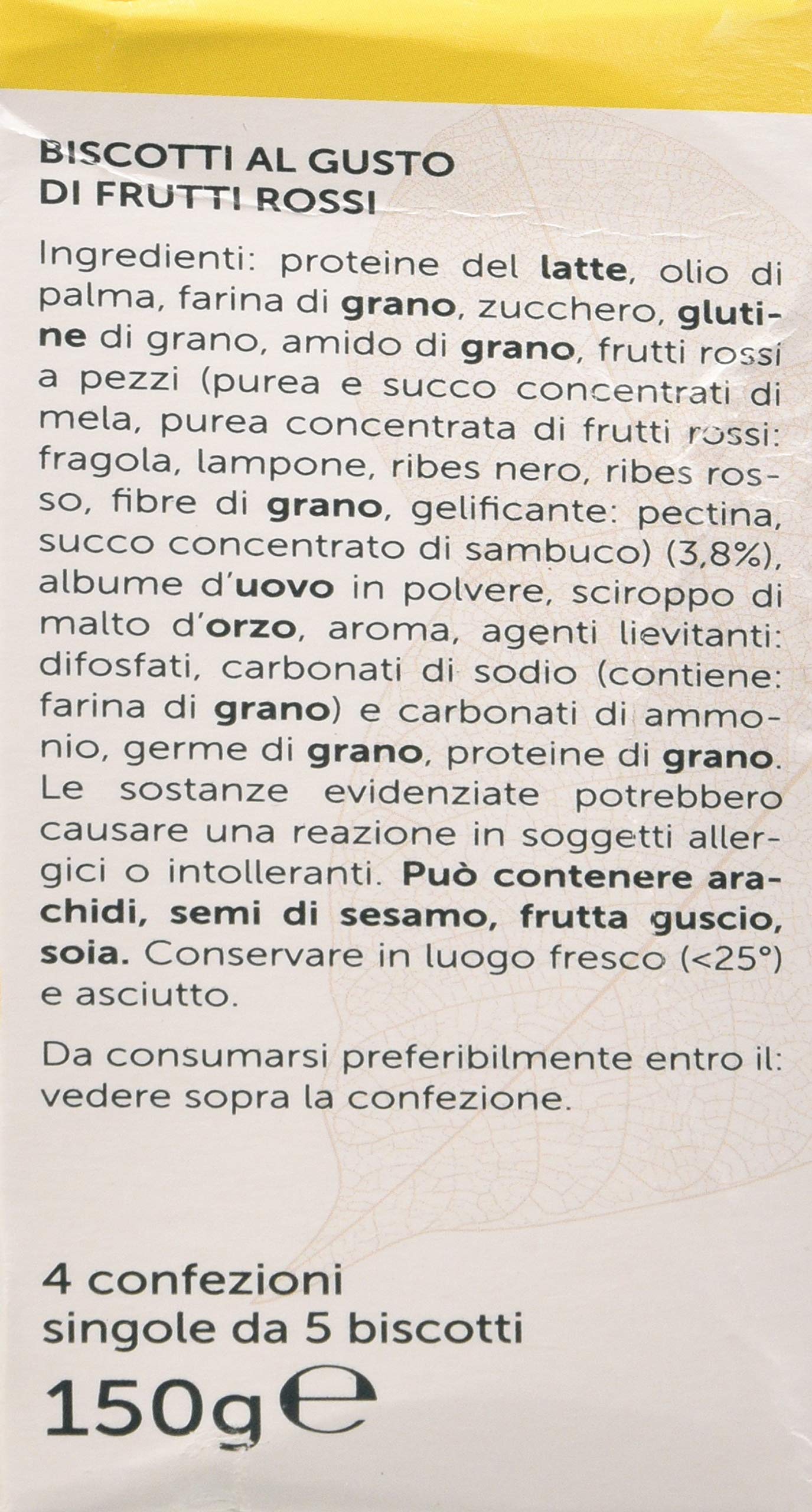 Gianluca Mech Biscotti al Gusto di Frutti Rossi - 150 g