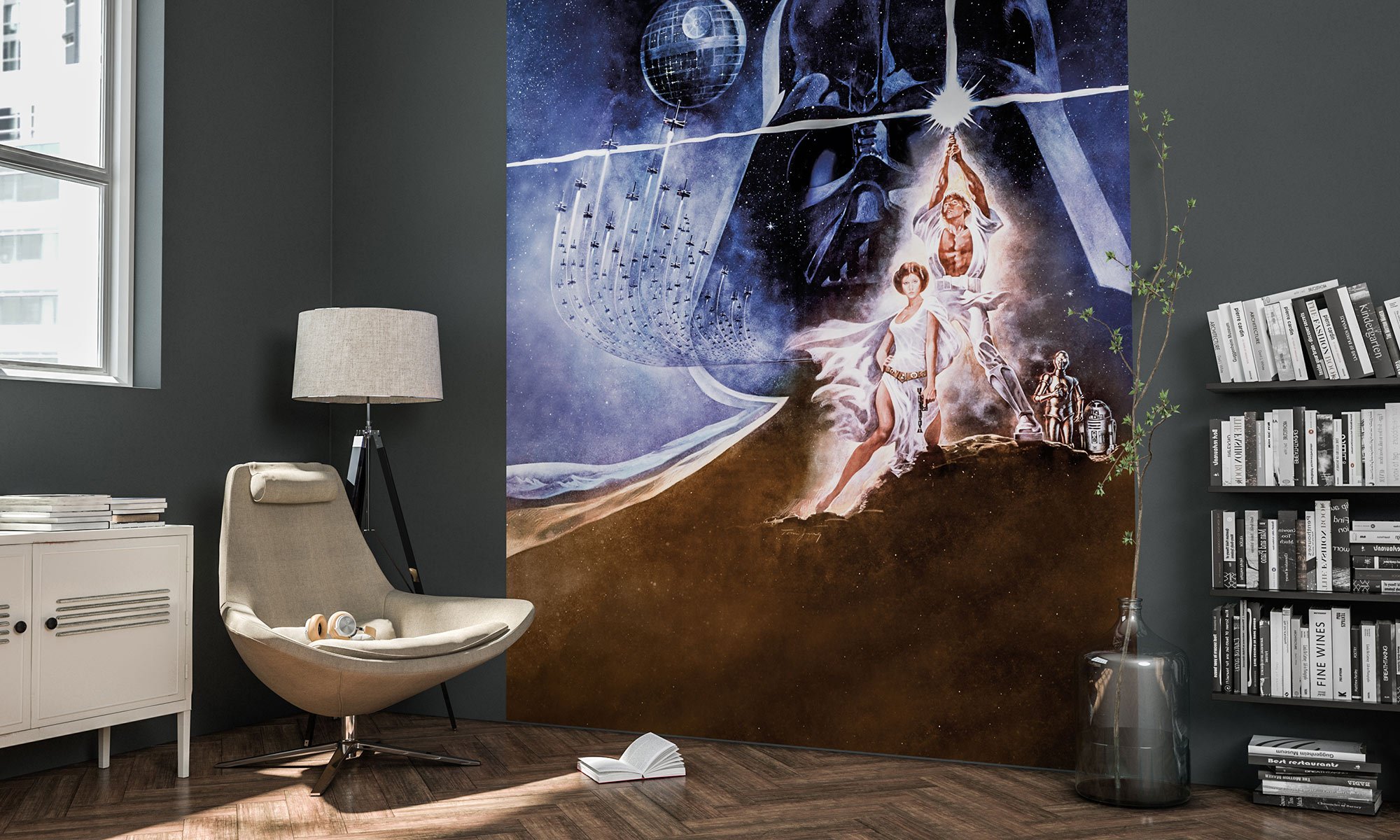 Komar 008-DVD2 Star Wars Poster Classic 2 Wallpaper, Assorted Colours
