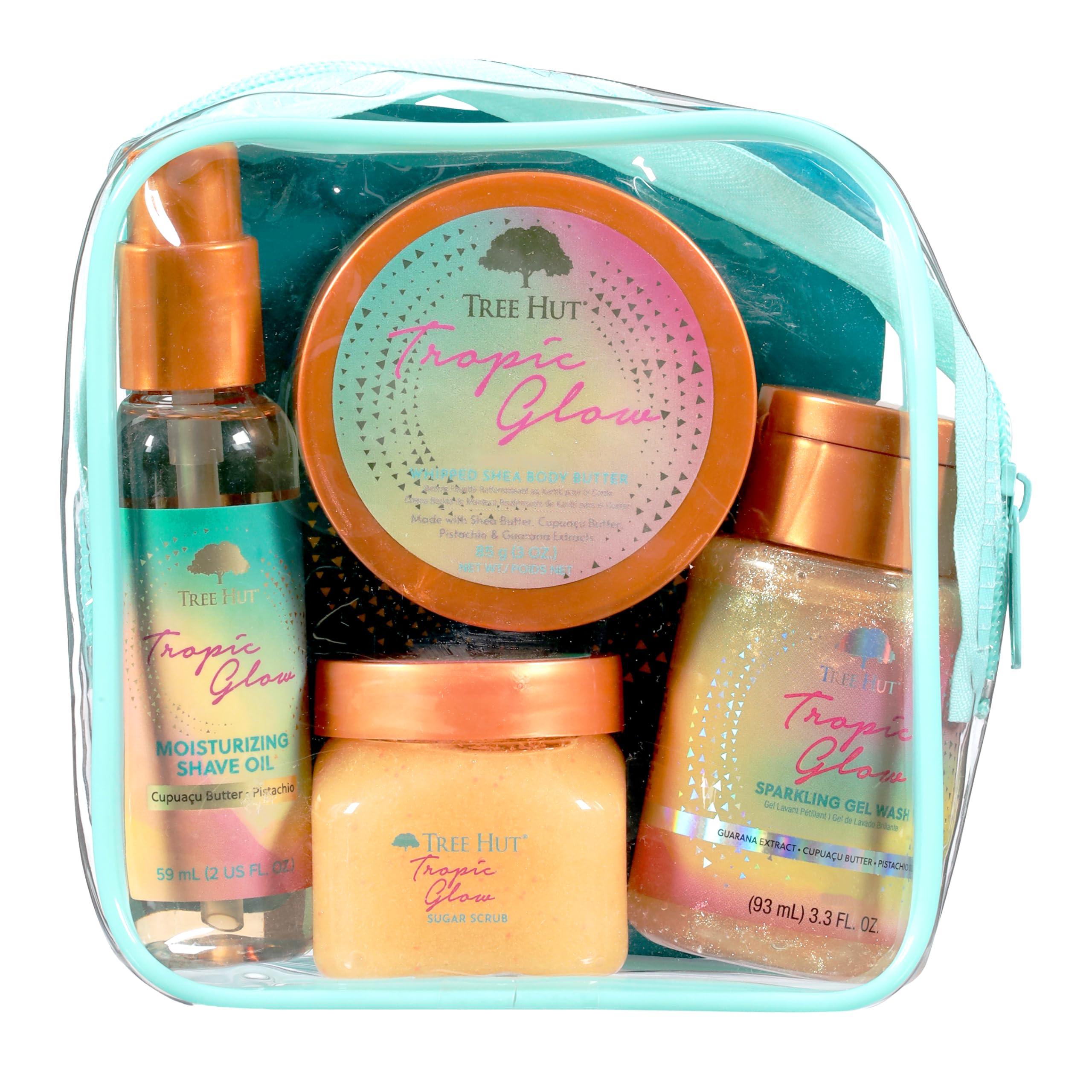 Tree Hut Tropic Glow Everything Shower Gift Set - bath and bathing accessories | Mubboo