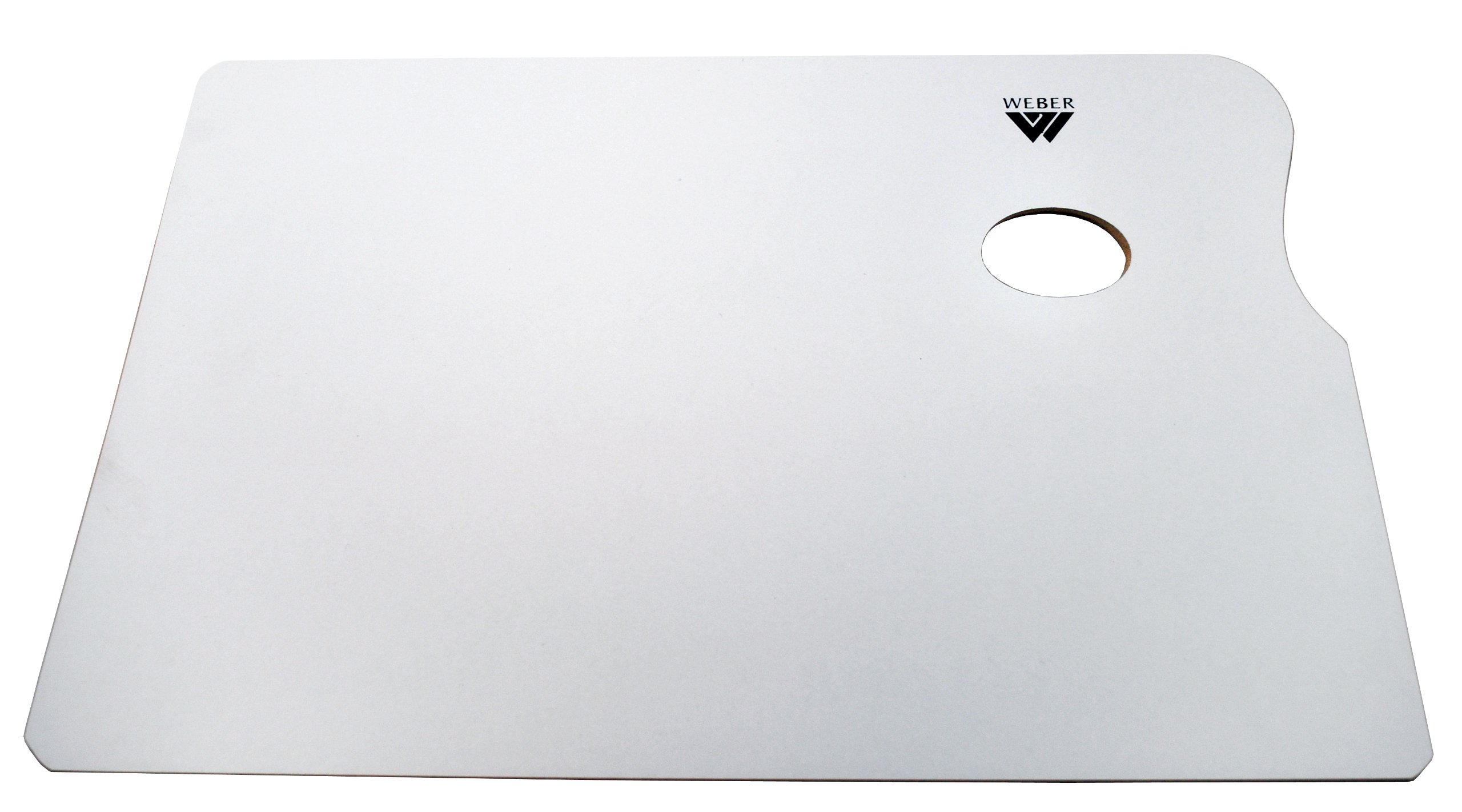 Weber Grumbacher Prima 12 x 16-Inch Masonite Palette, White