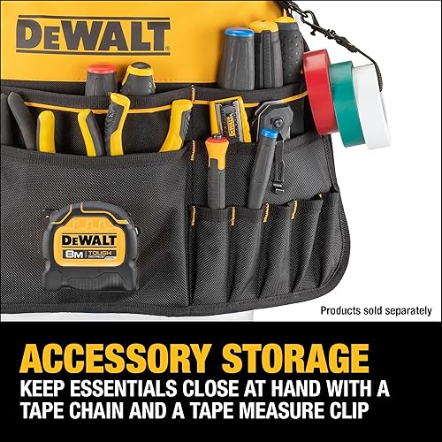 Miniatura 3 de DEWALT Organizador de herramientas, 37 bolsillos y trabillas para almacenamiento de herramientas, incluyendo un bolsillo TOUGHCASE (DWST560109)