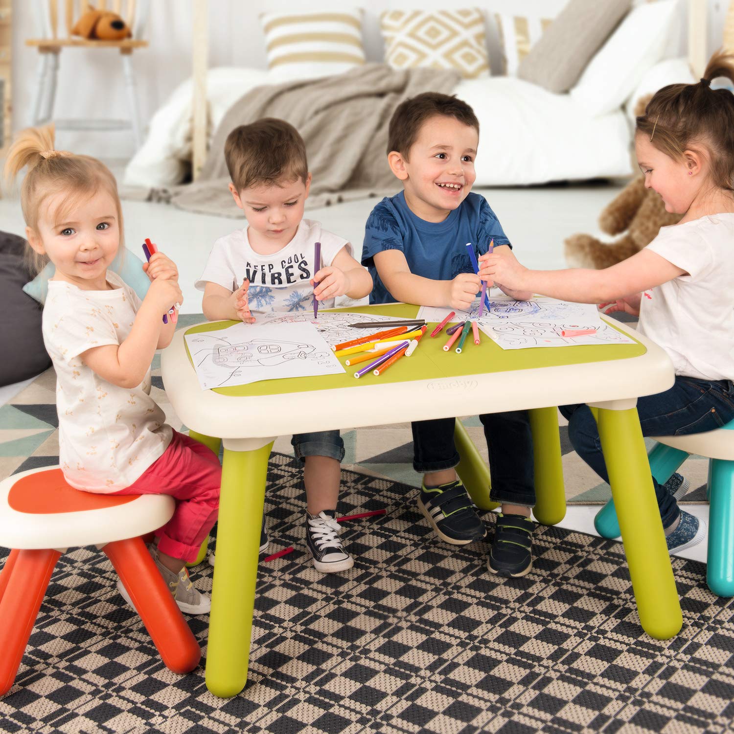 Kid Table - Smoby Life Smoby : King Jouet France, Tables et chaises de jardin Smoby
