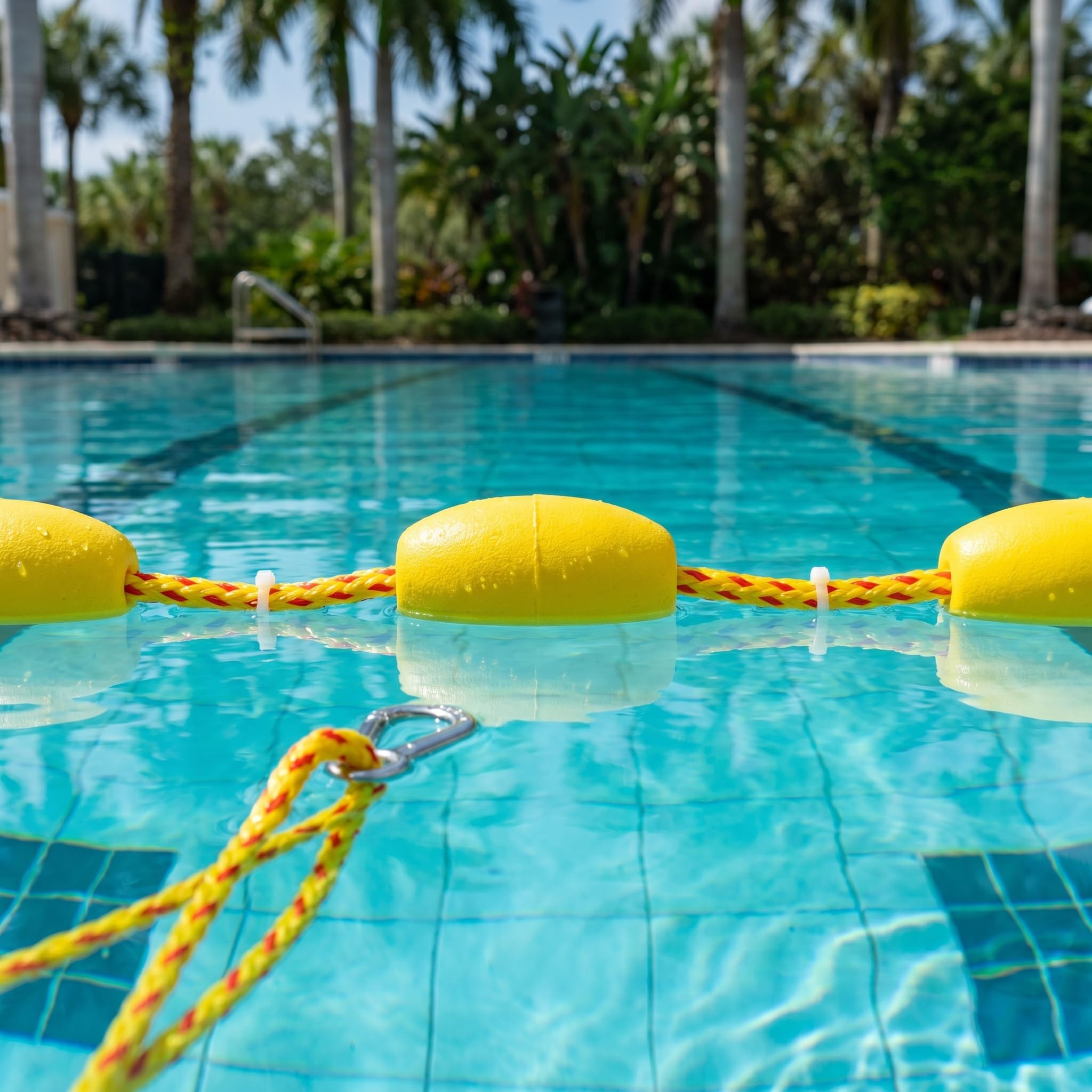 Corda da Traino Resistente da 18 Metri (60 Piedi) con Galleggianti E Ganci per Tubing, Sport Acquatici E Nautica - Accessorio Durevole per Divertimento Sicuro in Acqua.
