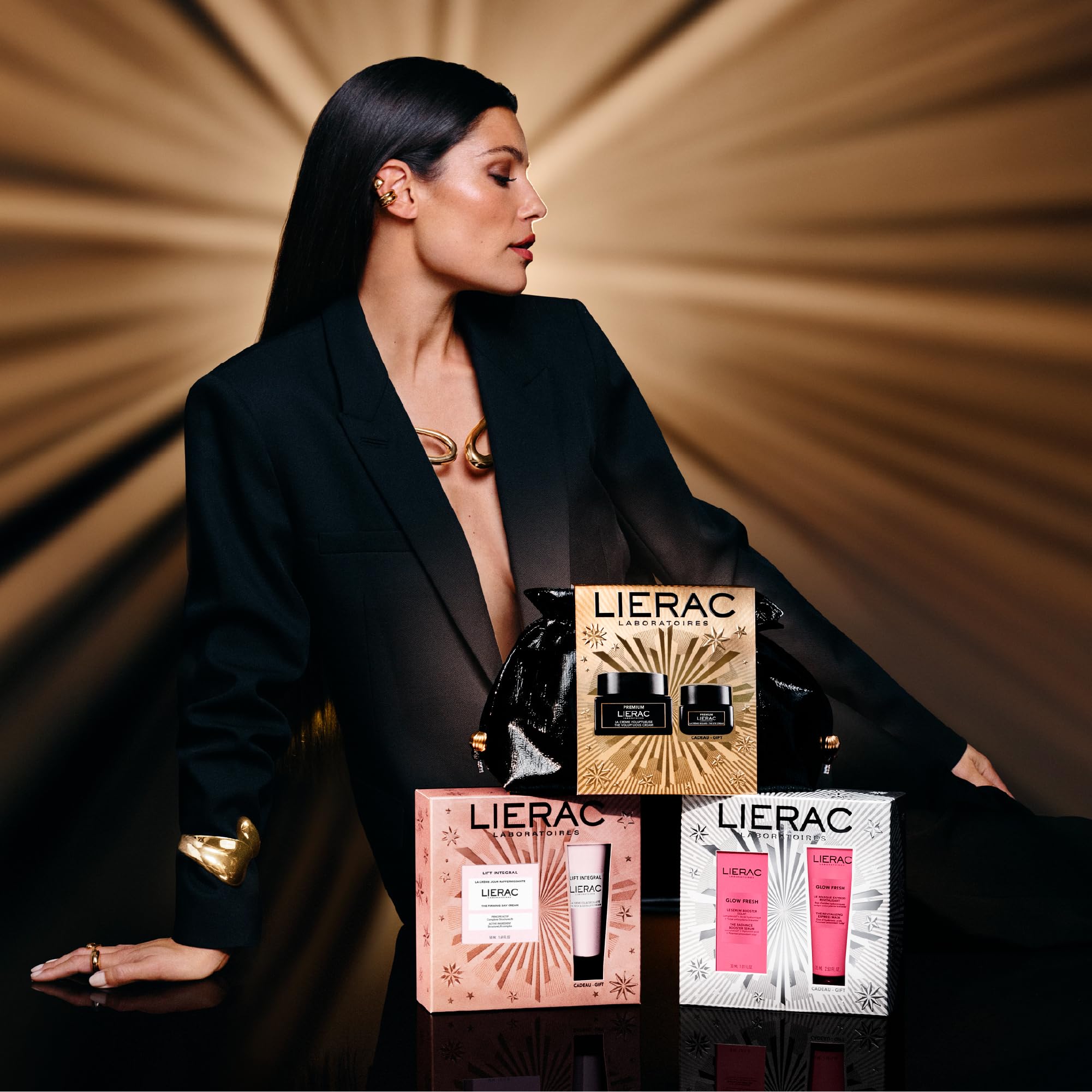 Lierac Premium Cofanetto Natale Il Siero Assoluto 30 ml + Crema Occhi 20 ml + Trousse