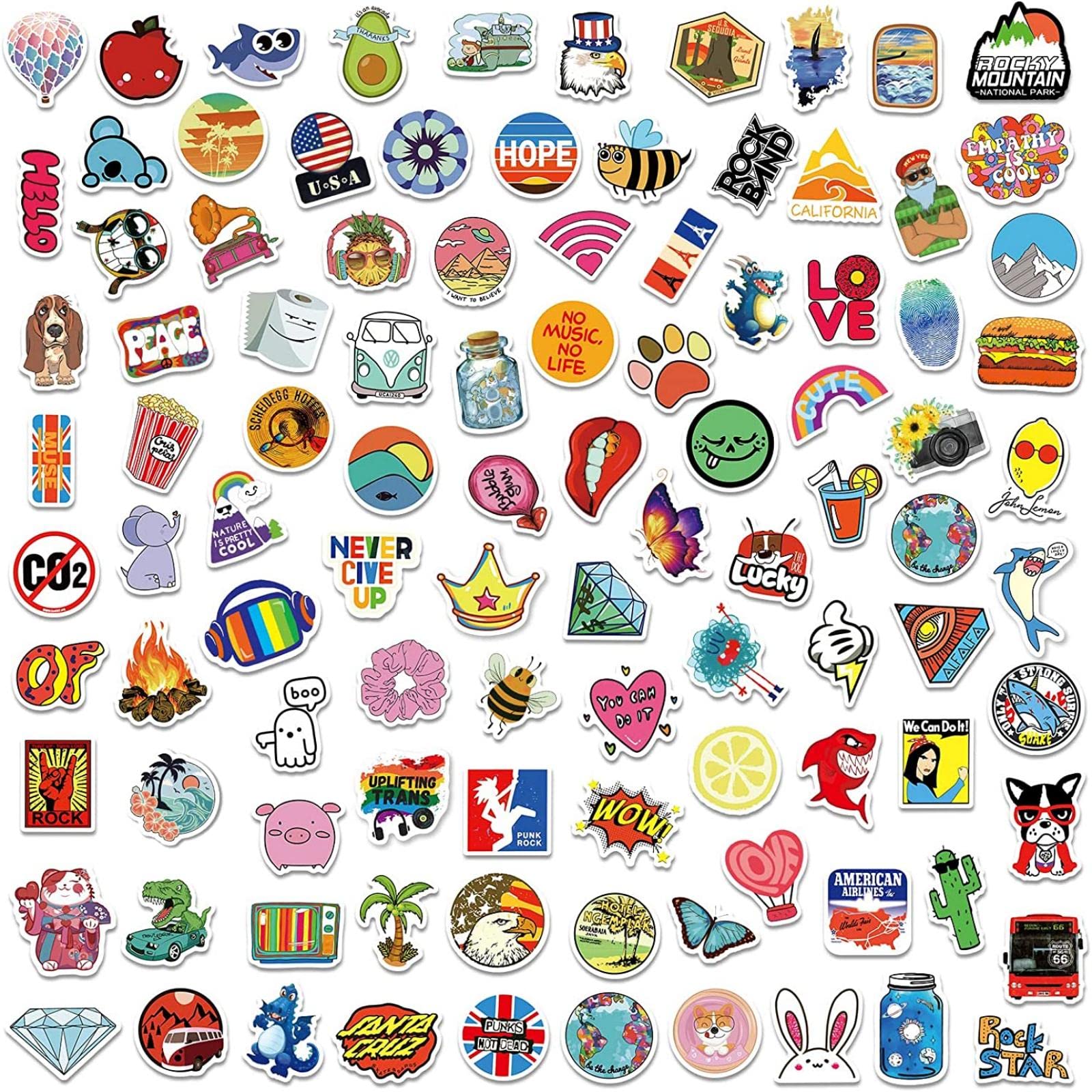 190 adesivi Sprunki per bambini, impermeabili, rimovibili, per giochi di cartoni animati, per ragazzi e ragazze, bottiglie d'acqua, laptop, telefoni, valigie, adesivi per bambini per fan