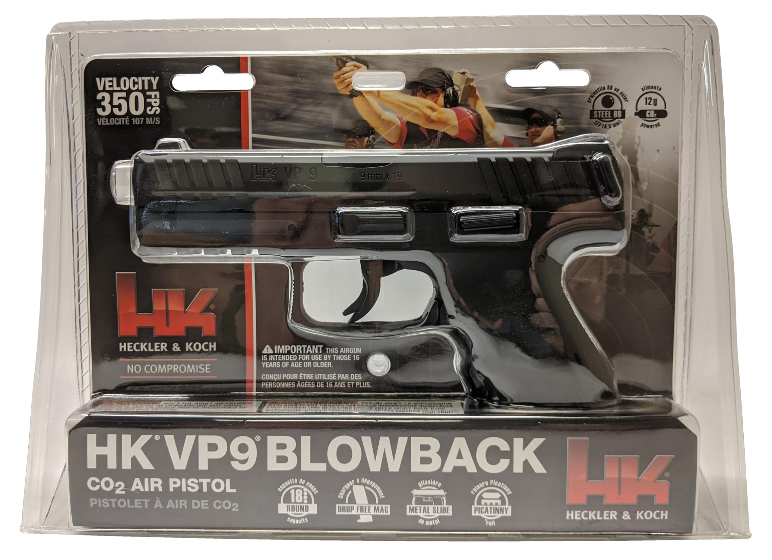 BB弾！HECKLER&KOCH セット！ Amazon.com : Umarex HK Heckler & Koch VP9 Blowback .177 Caliber BB